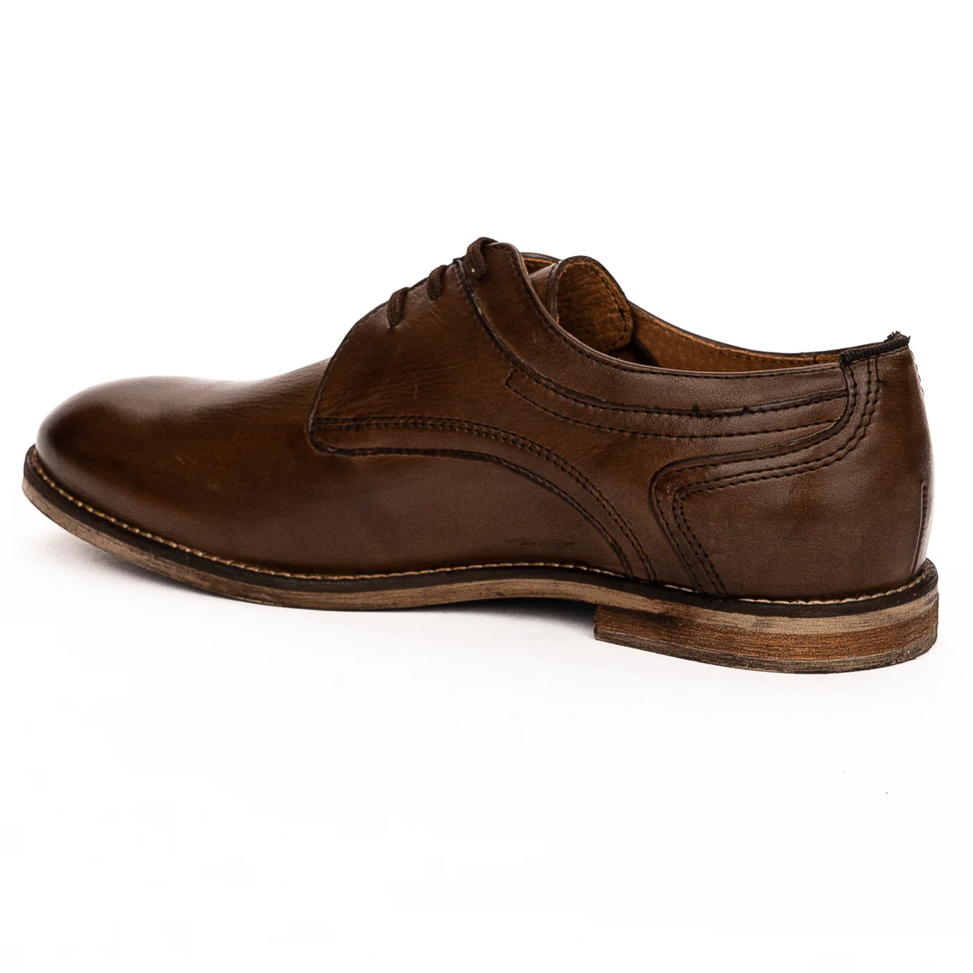 Pantofi barbati din piele naturala maro 7479 - Image 2
