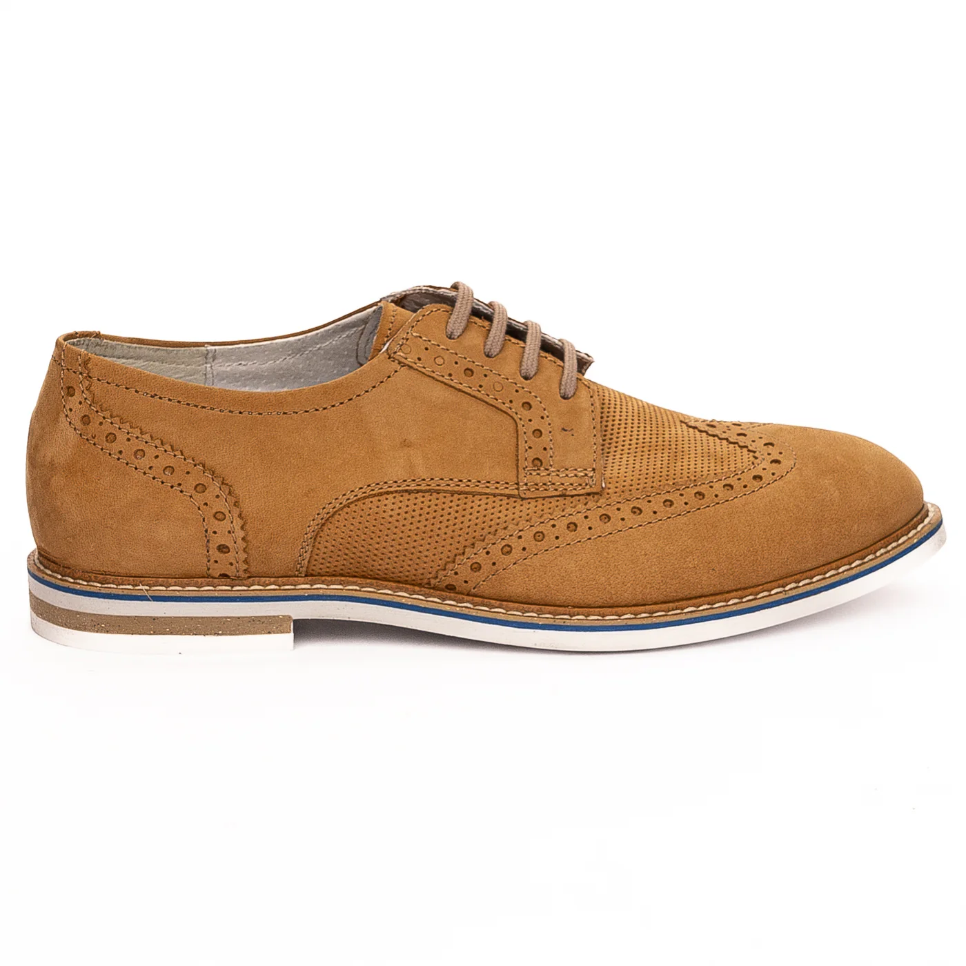 Pantofi barbati din piele naturala maro 7480