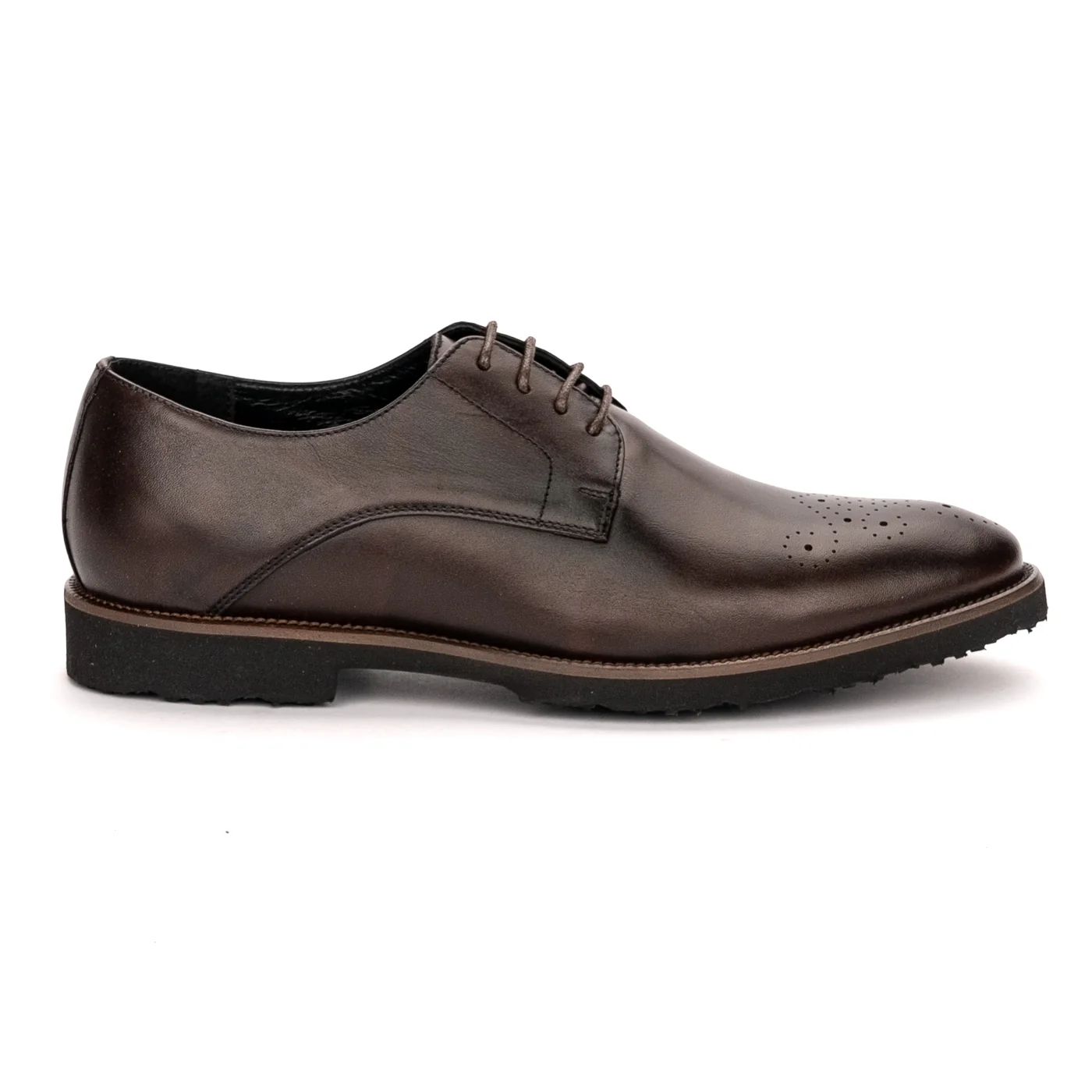 Pantofi barbati din piele naturala maro 7497