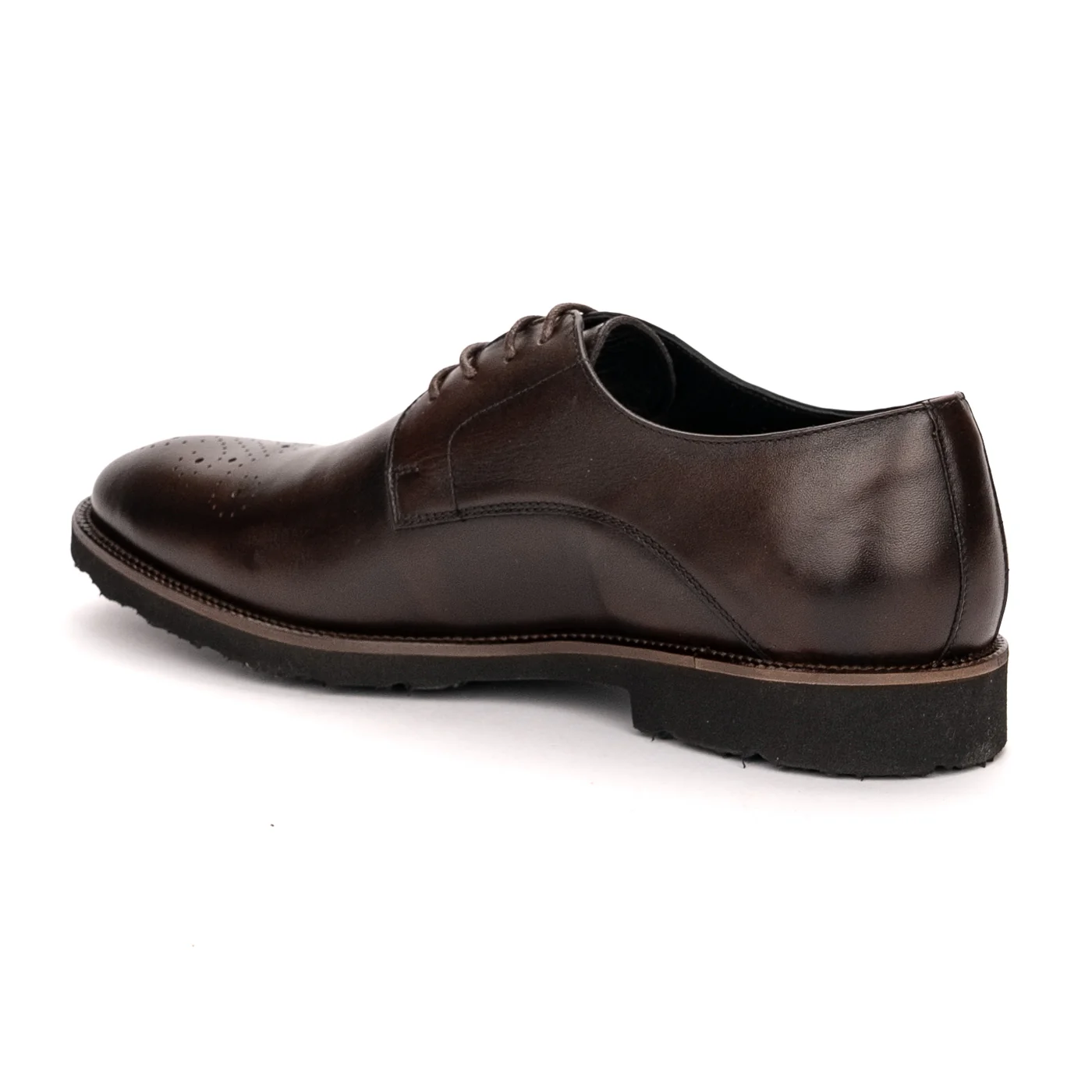 Pantofi barbati din piele naturala maro 7497 - Image 2