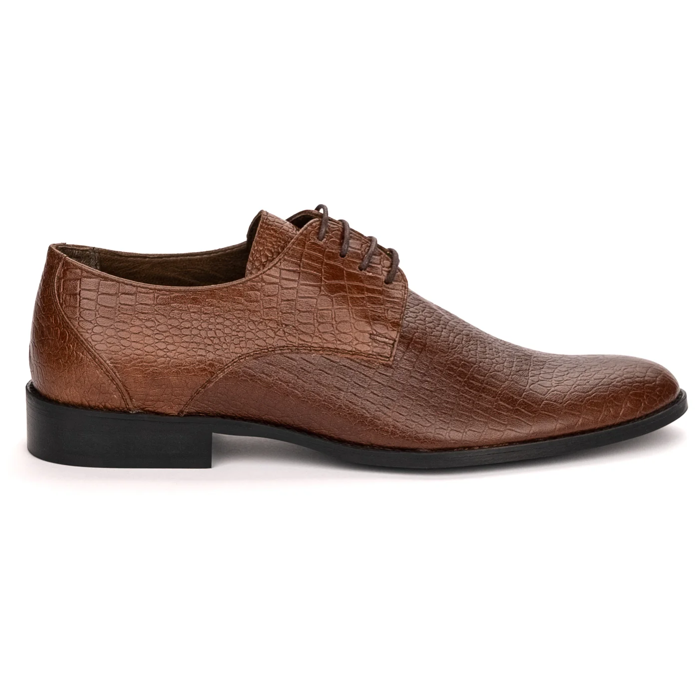 Pantofi barbati din piele naturala maro 7499