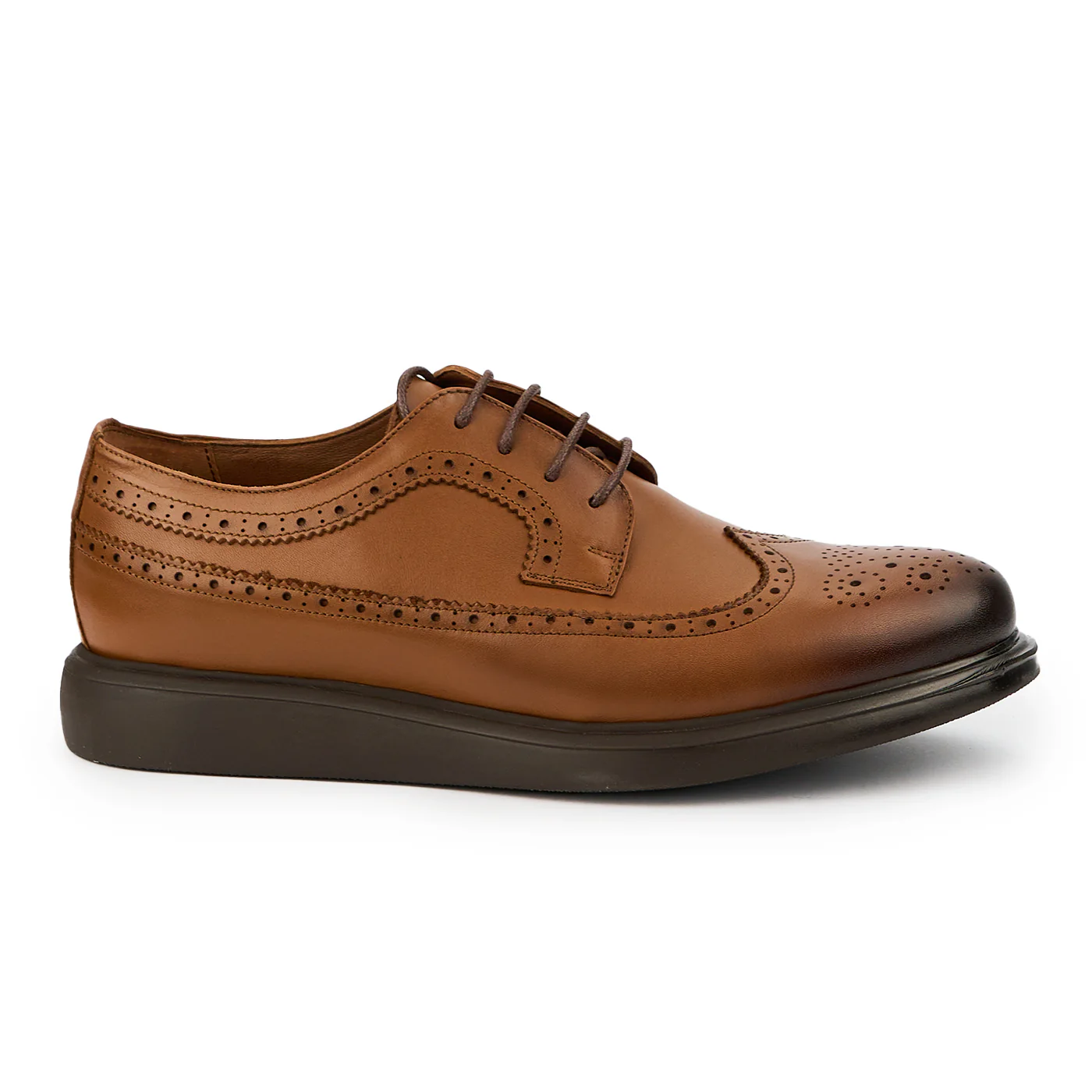 Pantofi barbati din piele naturala maro 7588