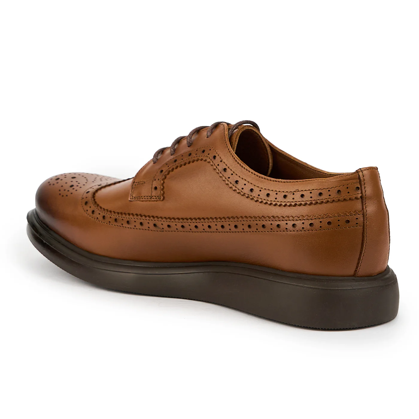 Pantofi barbati din piele naturala maro 7588 - Image 2