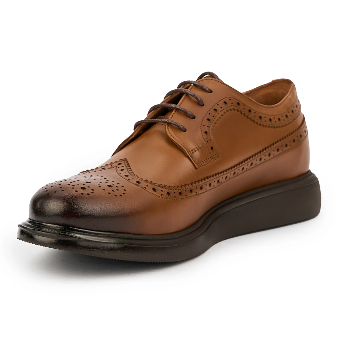 Pantofi barbati din piele naturala maro 7588 - Image 3