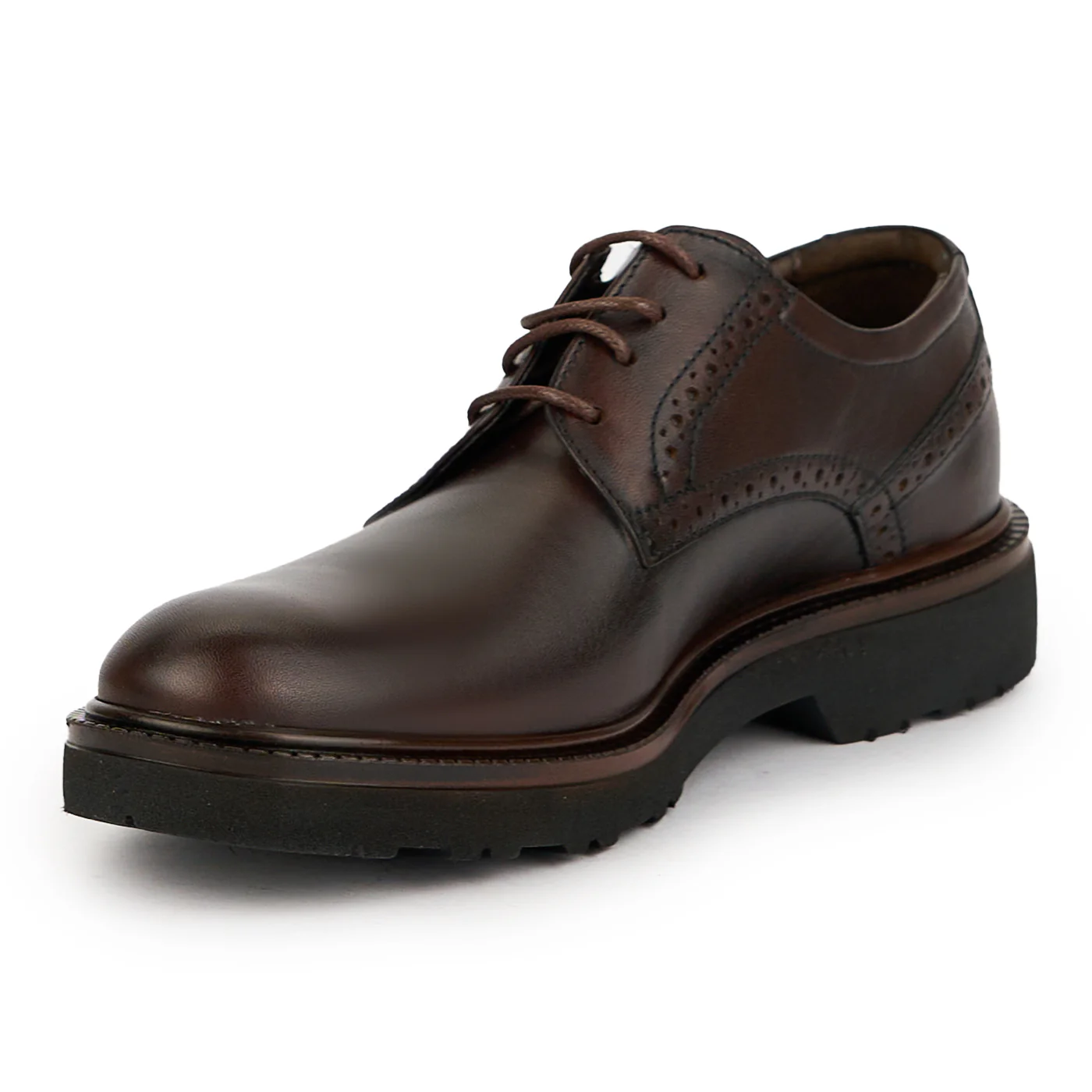 Pantofi barbati din piele naturala maro 7612 - Image 3