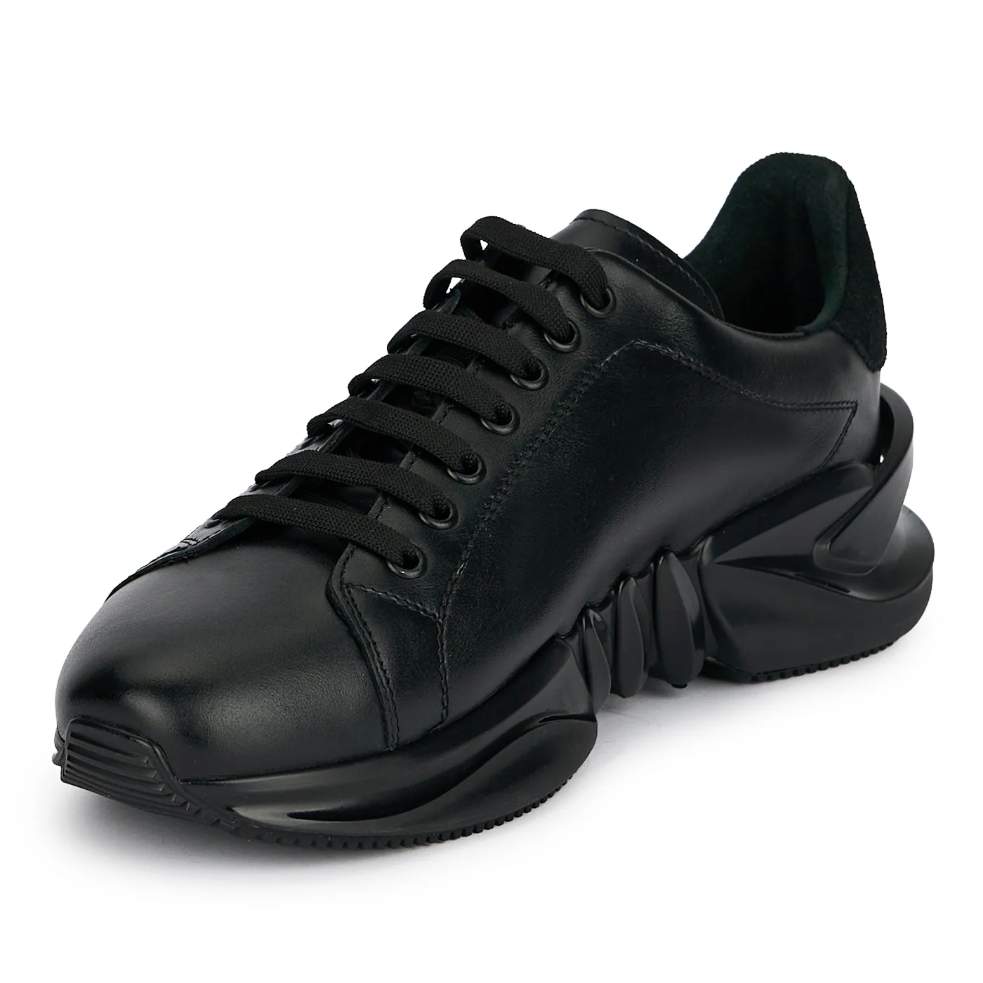 Pantofi barbati din piele naturala neagra 20009 - Image 3