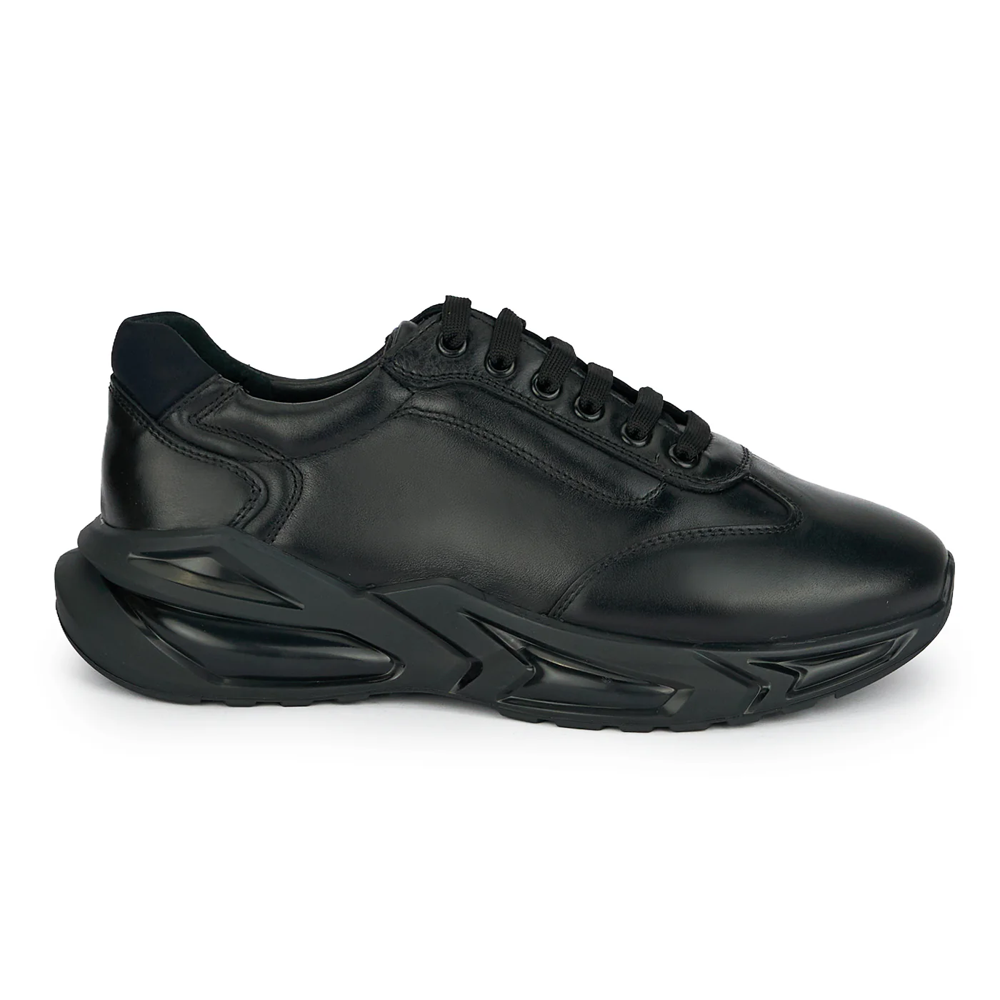 Pantofi barbati din piele naturala neagra 20029