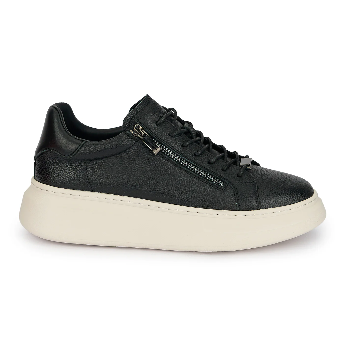 Pantofi barbati din piele naturala neagra 20041