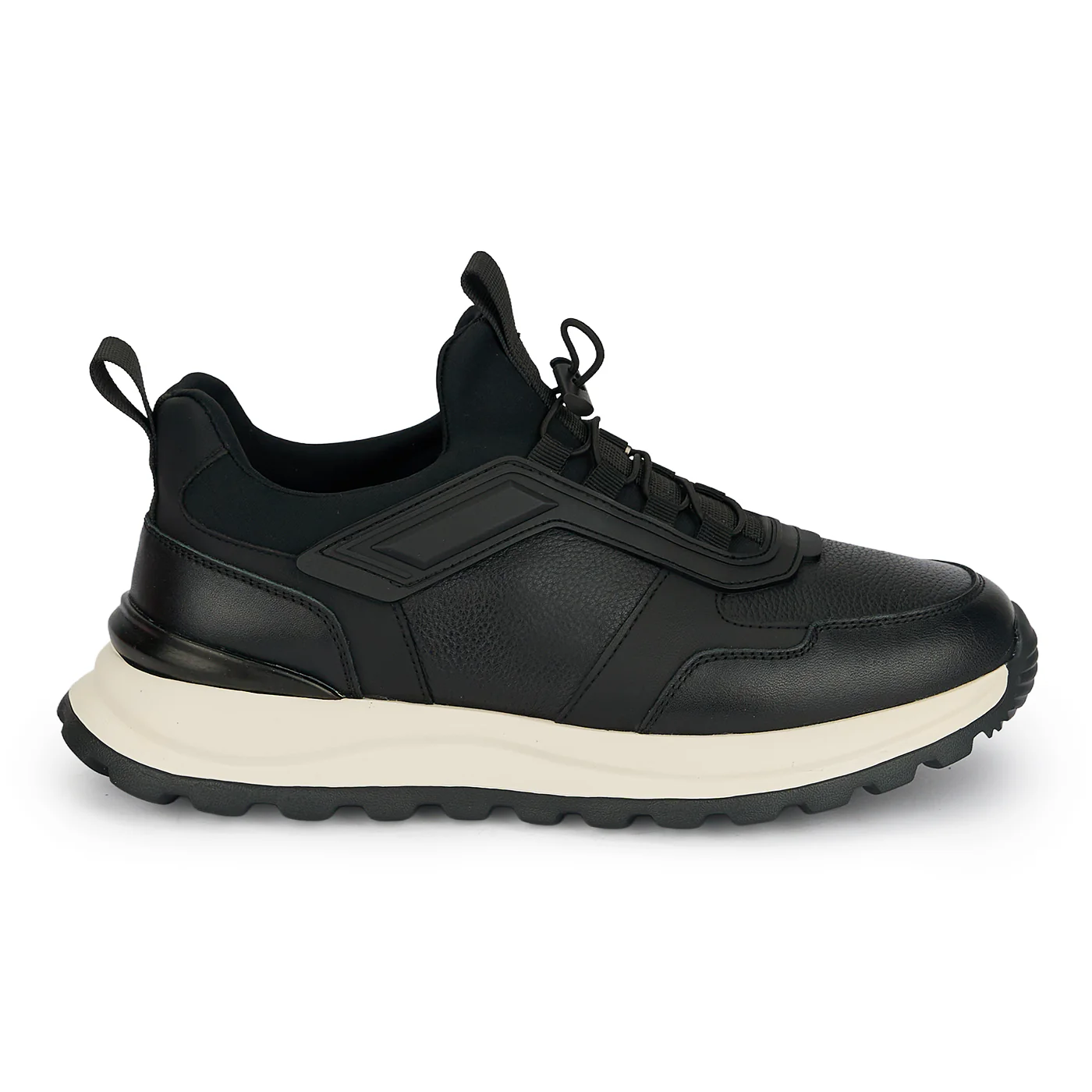 Pantofi barbati din piele naturala neagra 20044