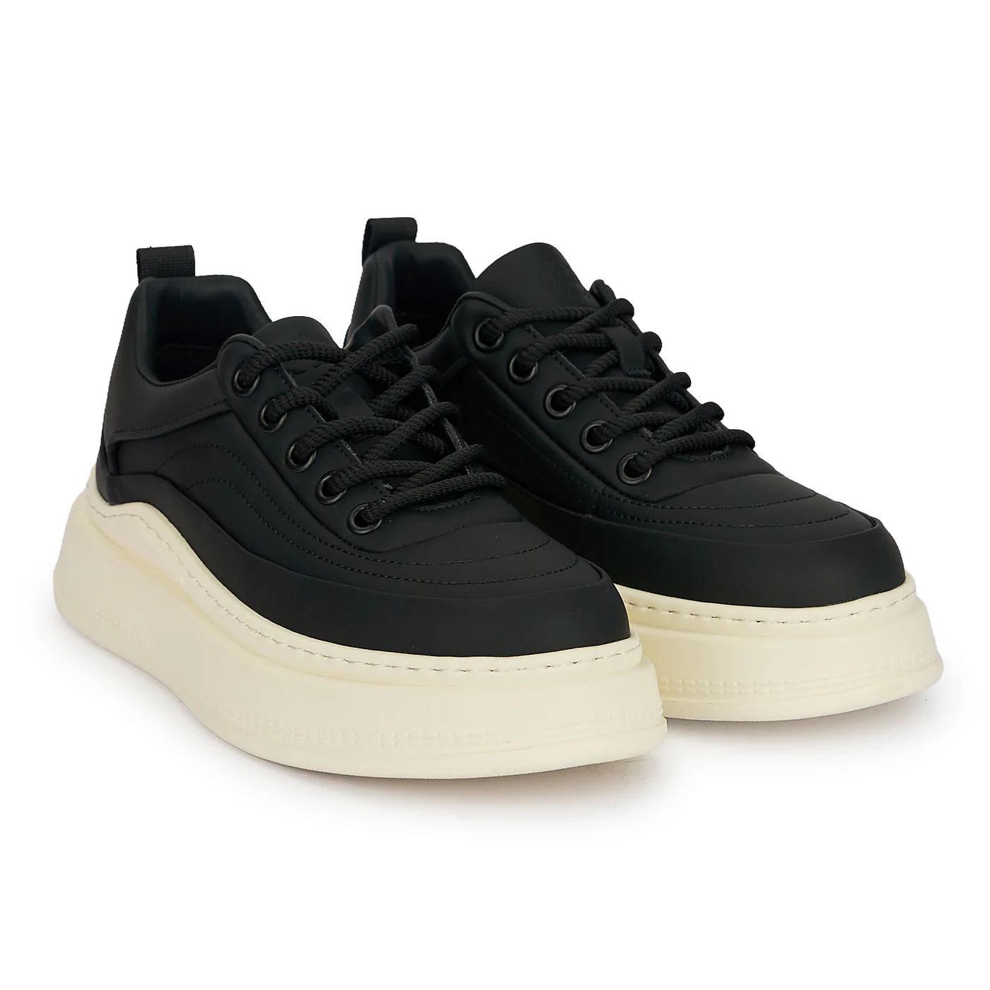 Pantofi barbati din piele naturala neagra 20045 - Image 4