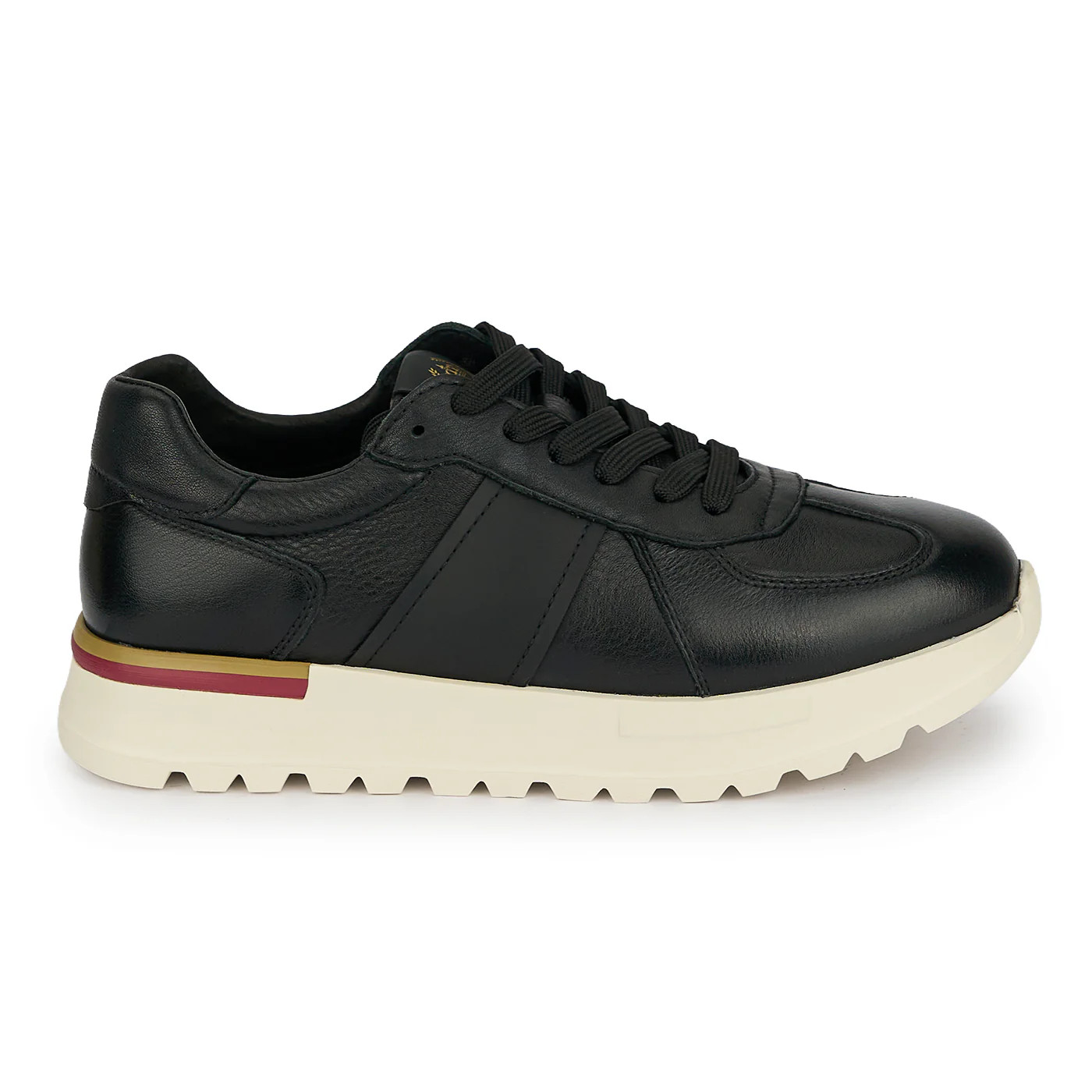 Pantofi barbati din piele naturala neagra 20052