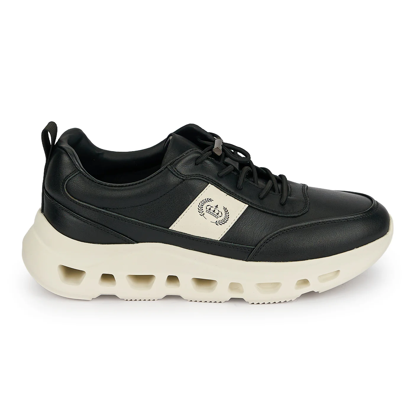 Pantofi barbati din piele naturala neagra 20059