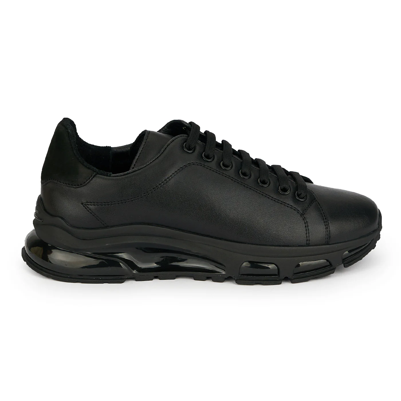 Pantofi barbati din piele naturala neagra 20074