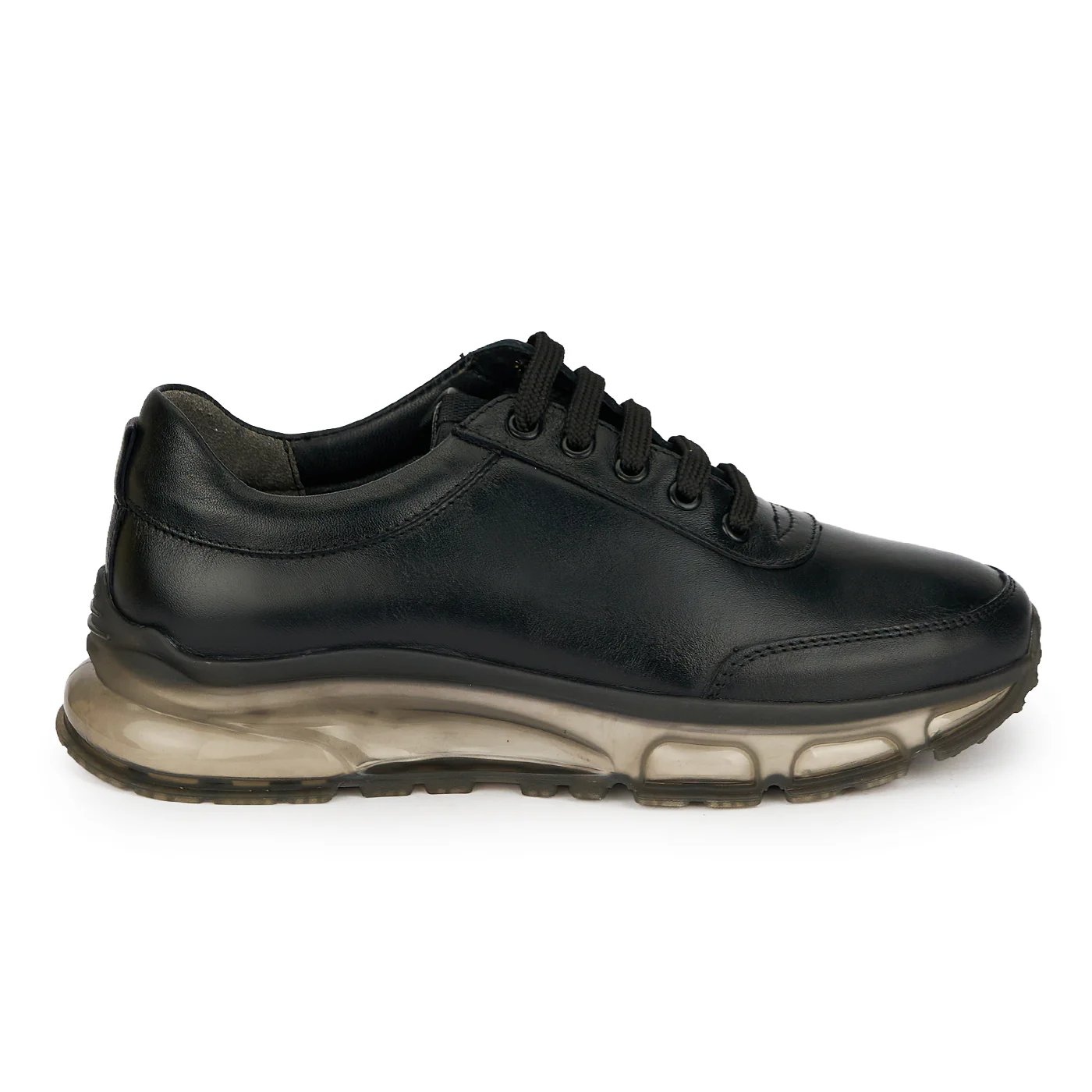 Pantofi barbati din piele naturala neagra 20077