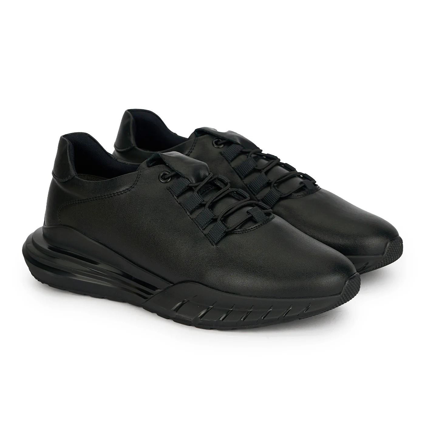 Pantofi barbati din piele naturala neagra 20079 - Image 4