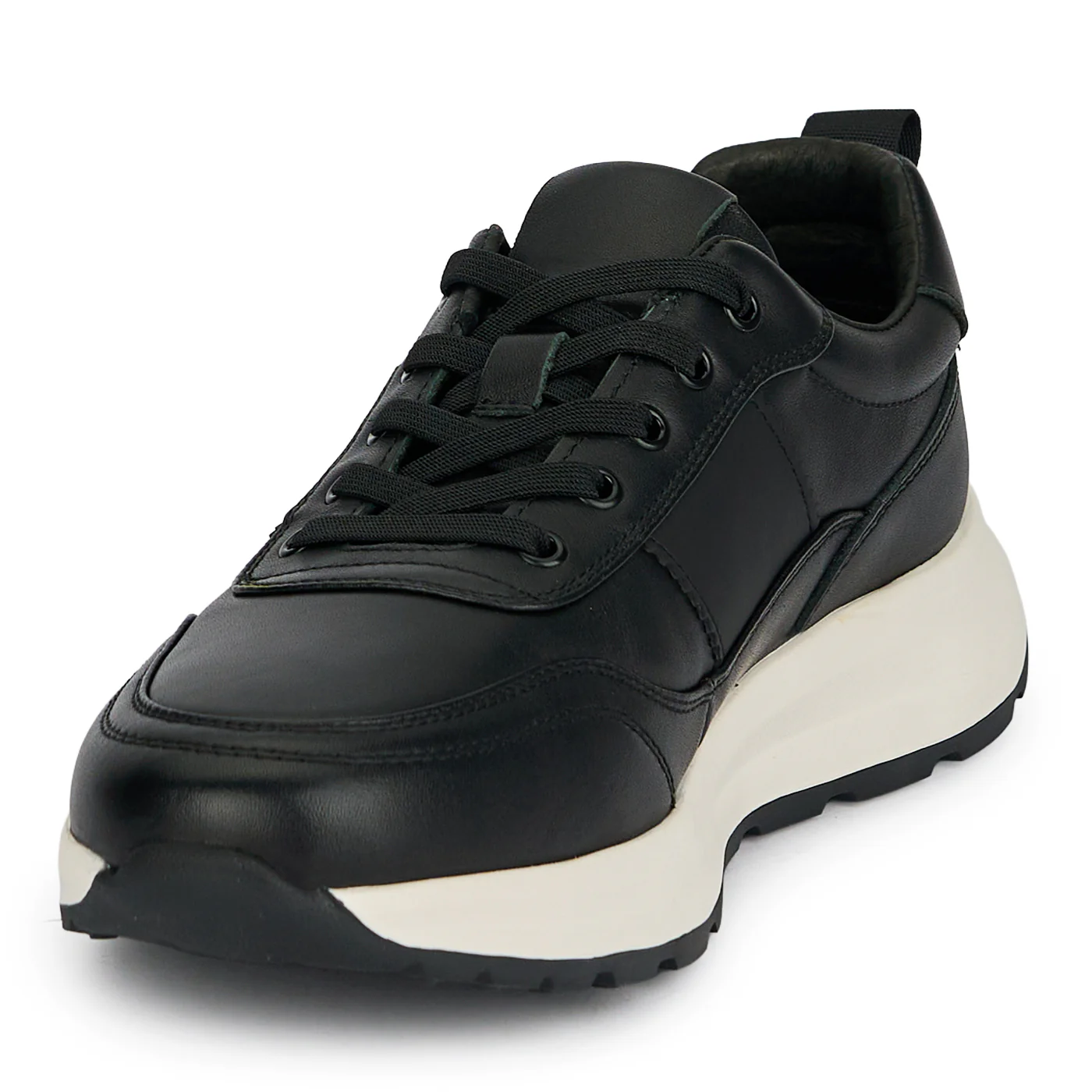Pantofi barbati din piele naturala neagra 20096 - Image 3