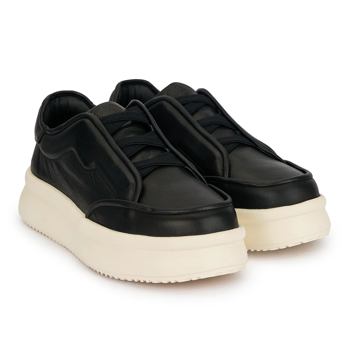 Pantofi barbati din piele naturala neagra 20138 - Image 4