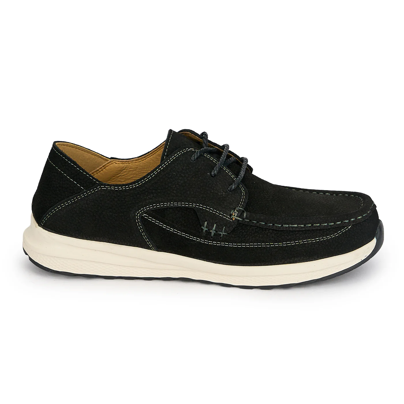 Pantofi barbati din piele naturala neagra 20184