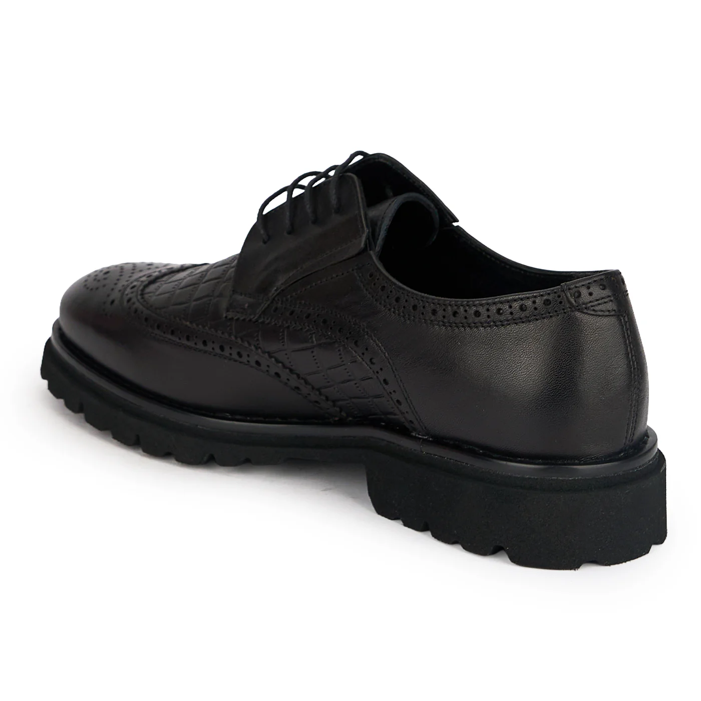 Pantofi barbati din piele naturala neagra 20196 - Image 2