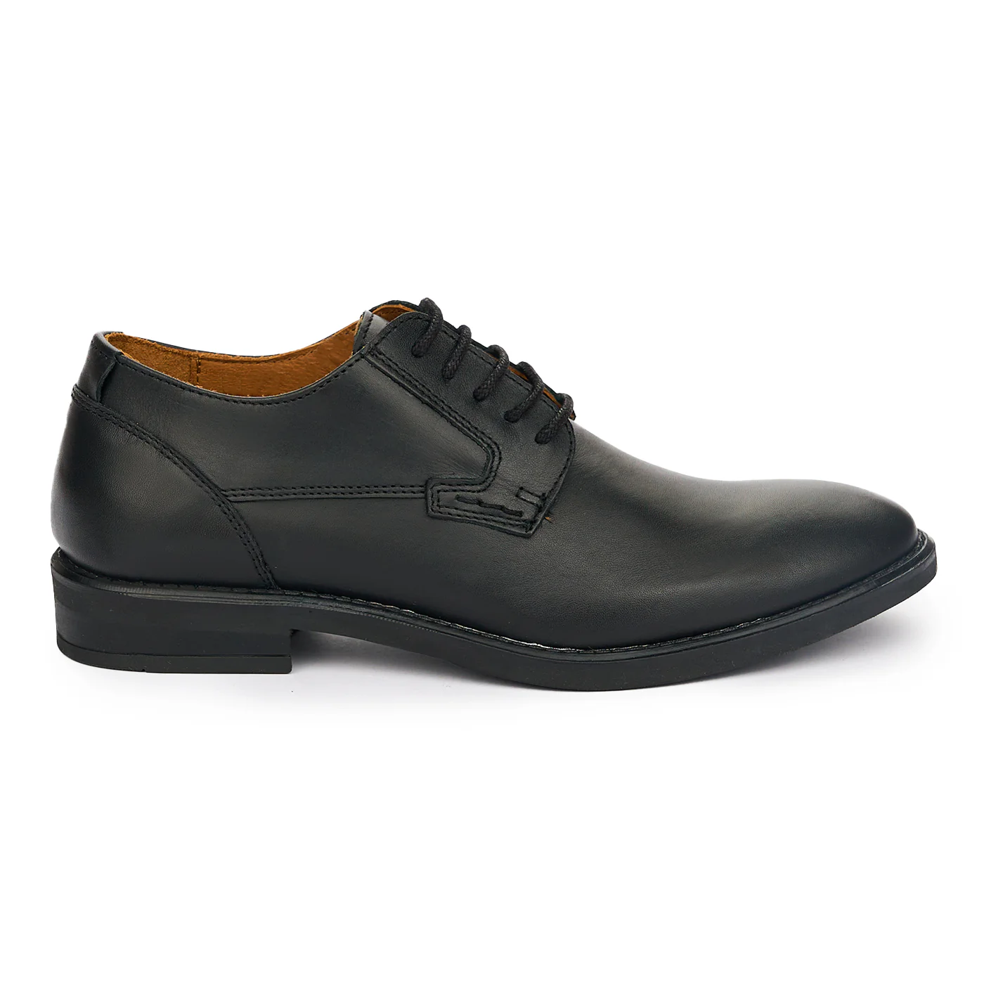 Pantofi barbati din piele naturala neagra 7426