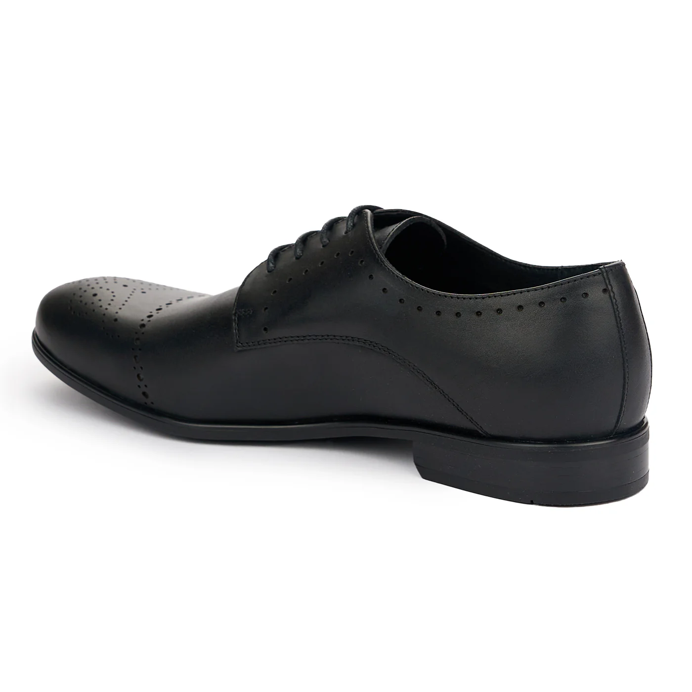 Pantofi barbati din piele naturala neagra 7440 - Image 2
