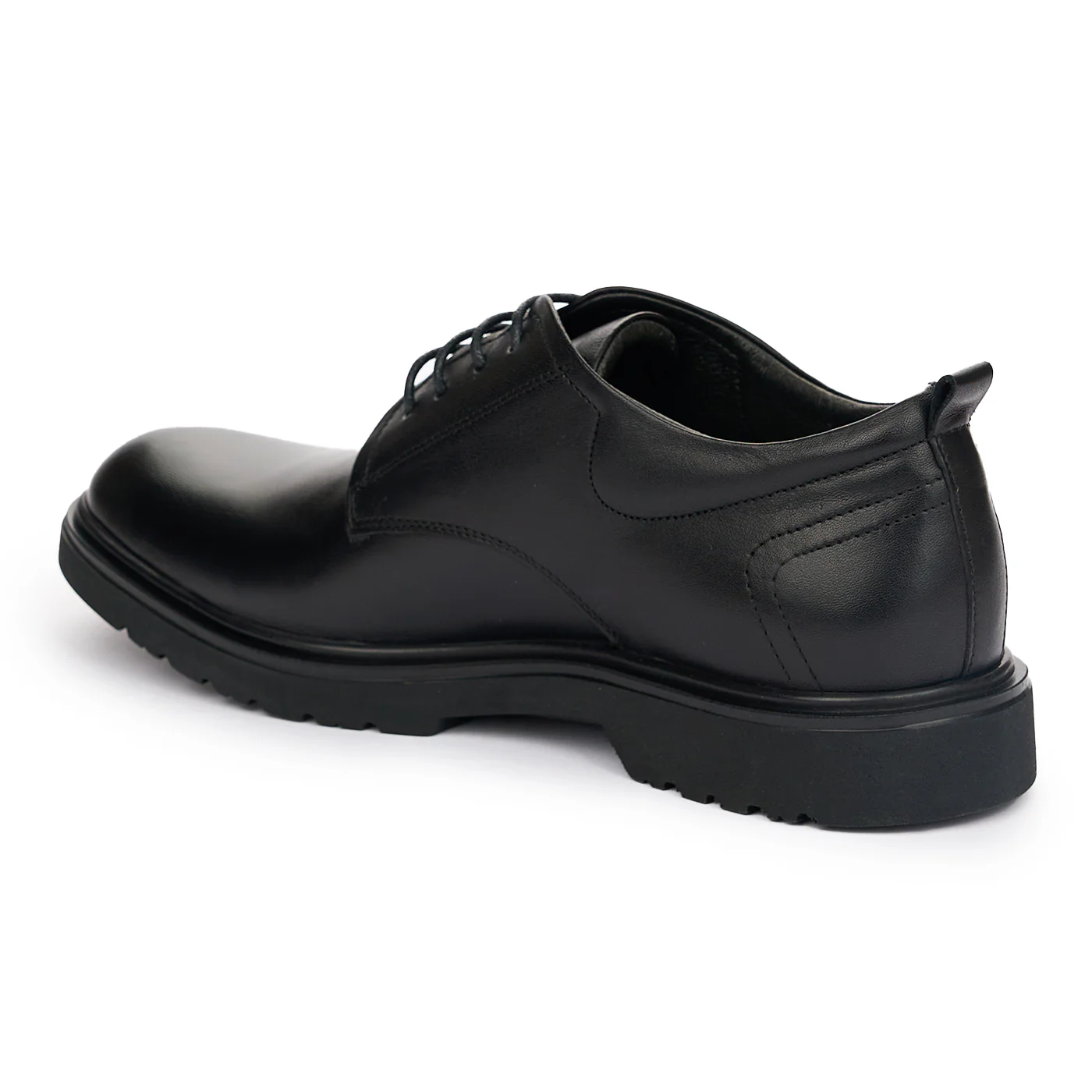 Pantofi barbati din piele naturala neagra 7444 - Image 2