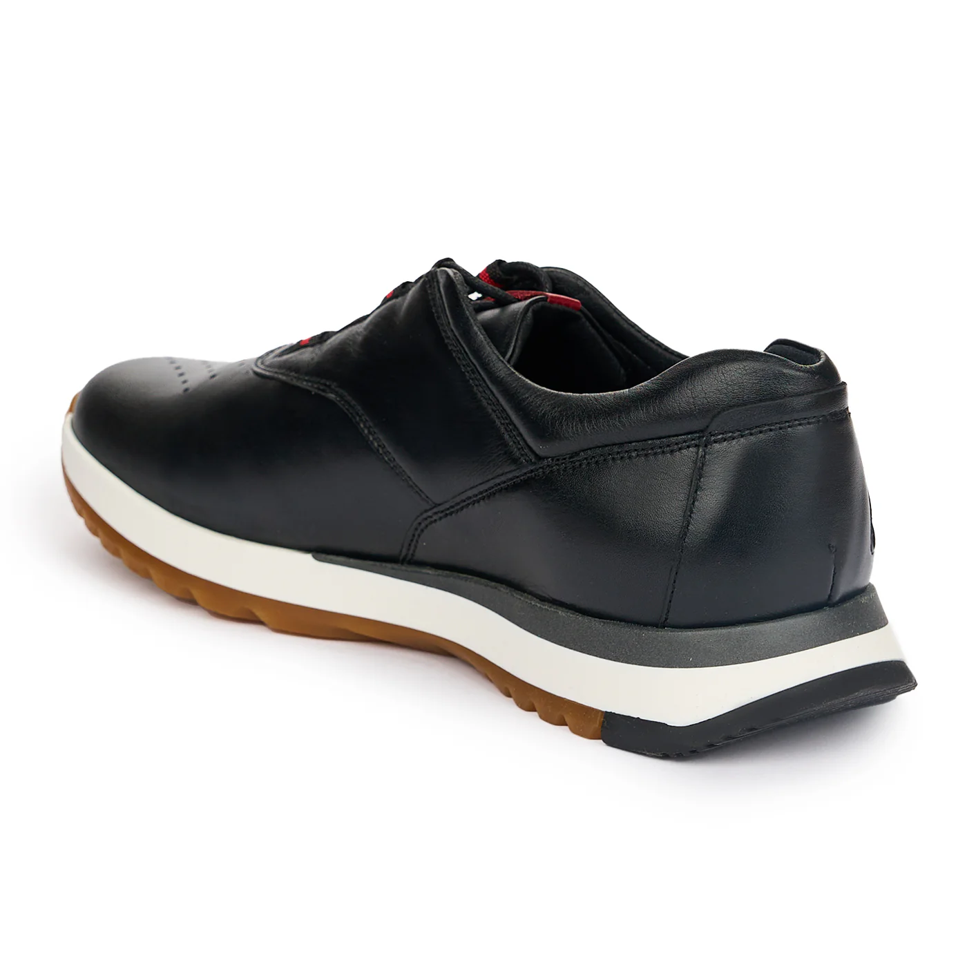Pantofi barbati din piele naturala neagra 7448 - Image 2