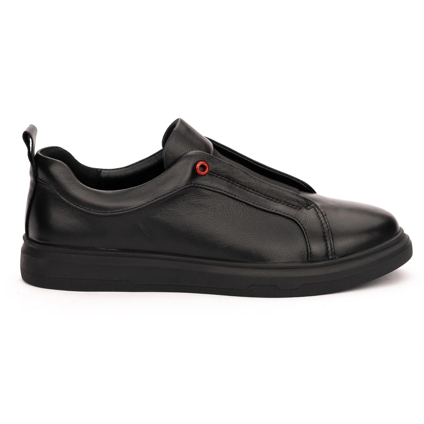 Pantofi barbati din piele naturala neagra 7465