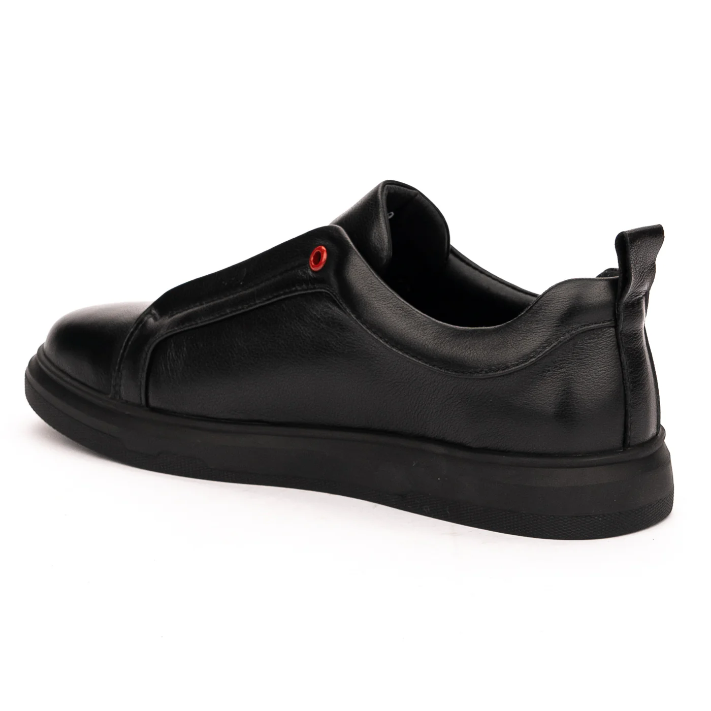 Pantofi barbati din piele naturala neagra 7465 - Image 2