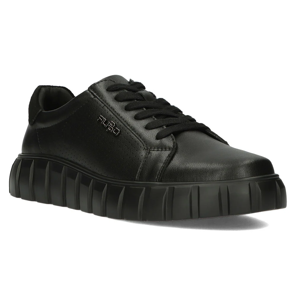 Pantofi barbati din piele naturala neagra 7502 - Image 2