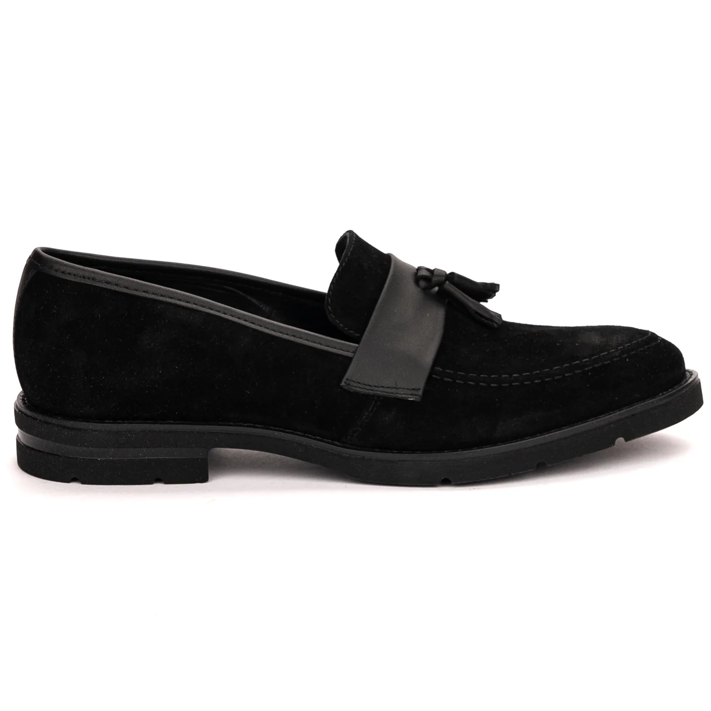 Pantofi barbati din piele naturala neagra 7515