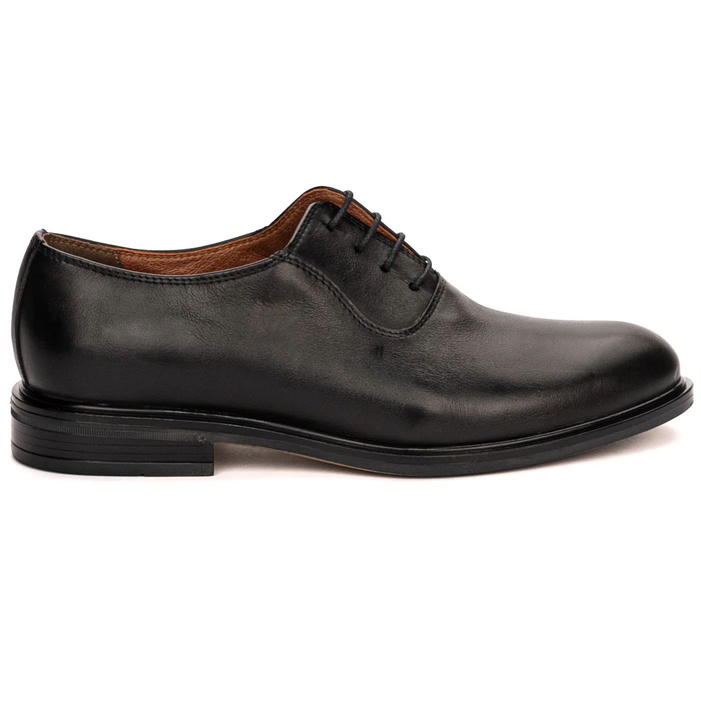 Pantofi barbati din piele naturala neagra 7522