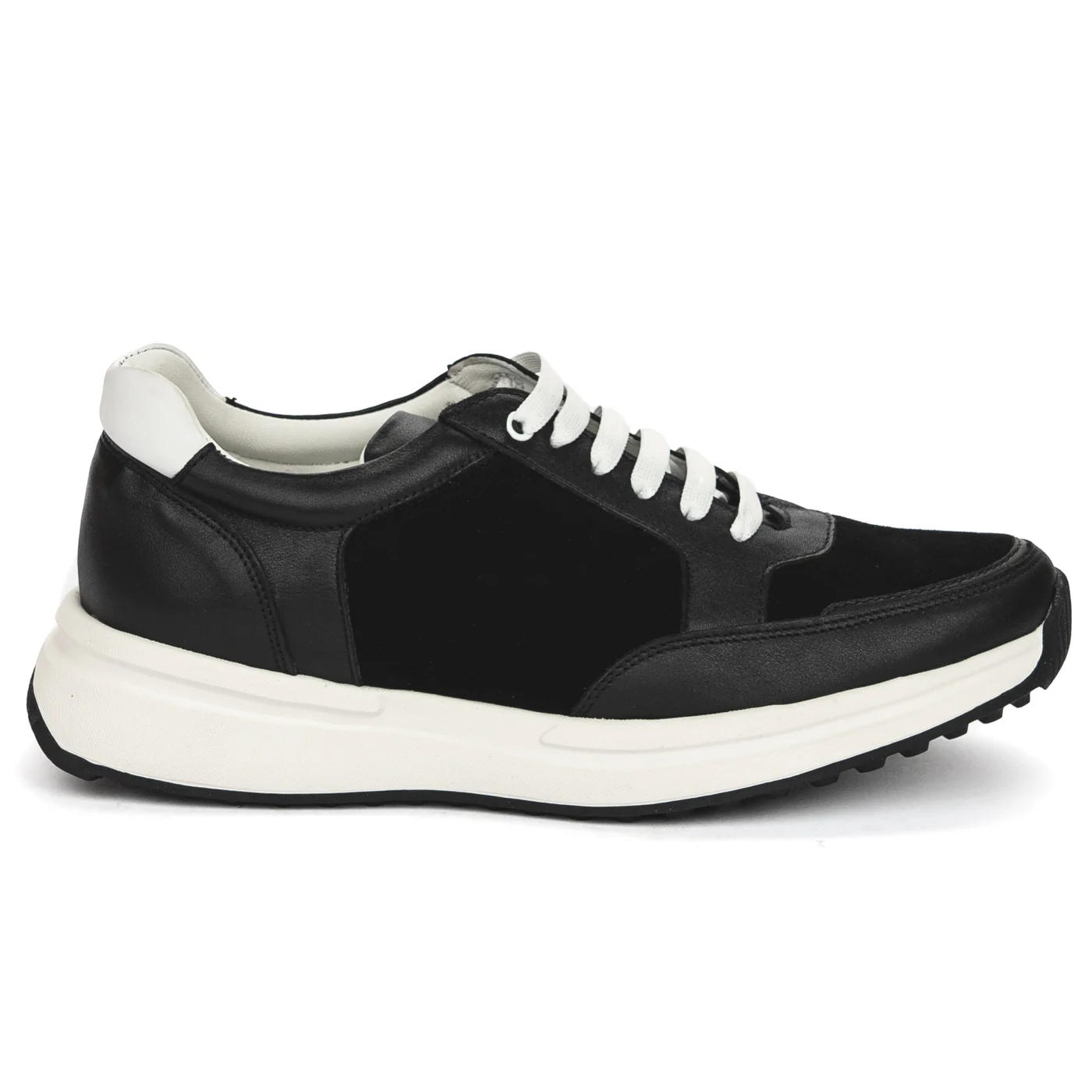Pantofi barbati din piele naturala neagra 7537