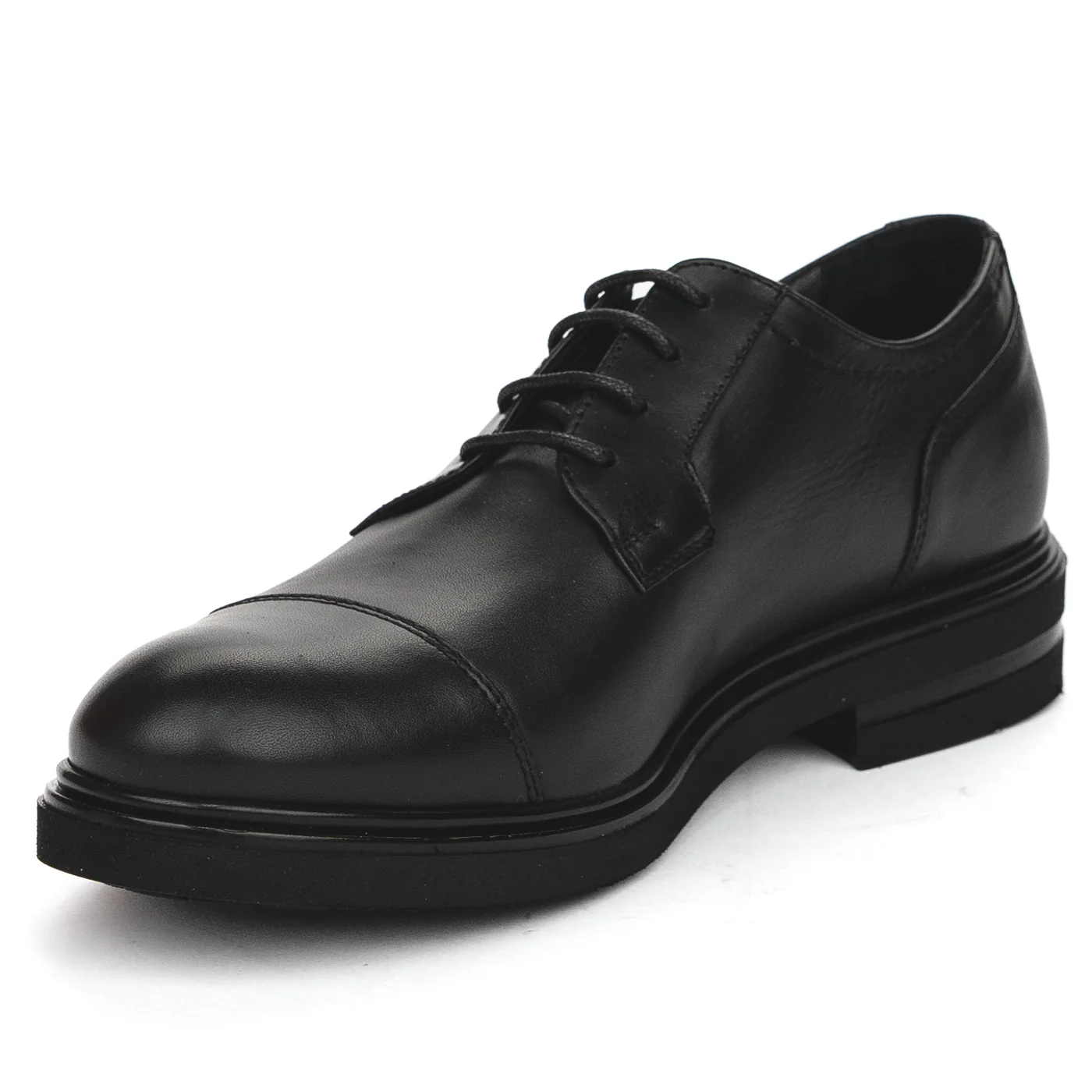 Pantofi barbati din piele naturala neagra 7539 - Image 3