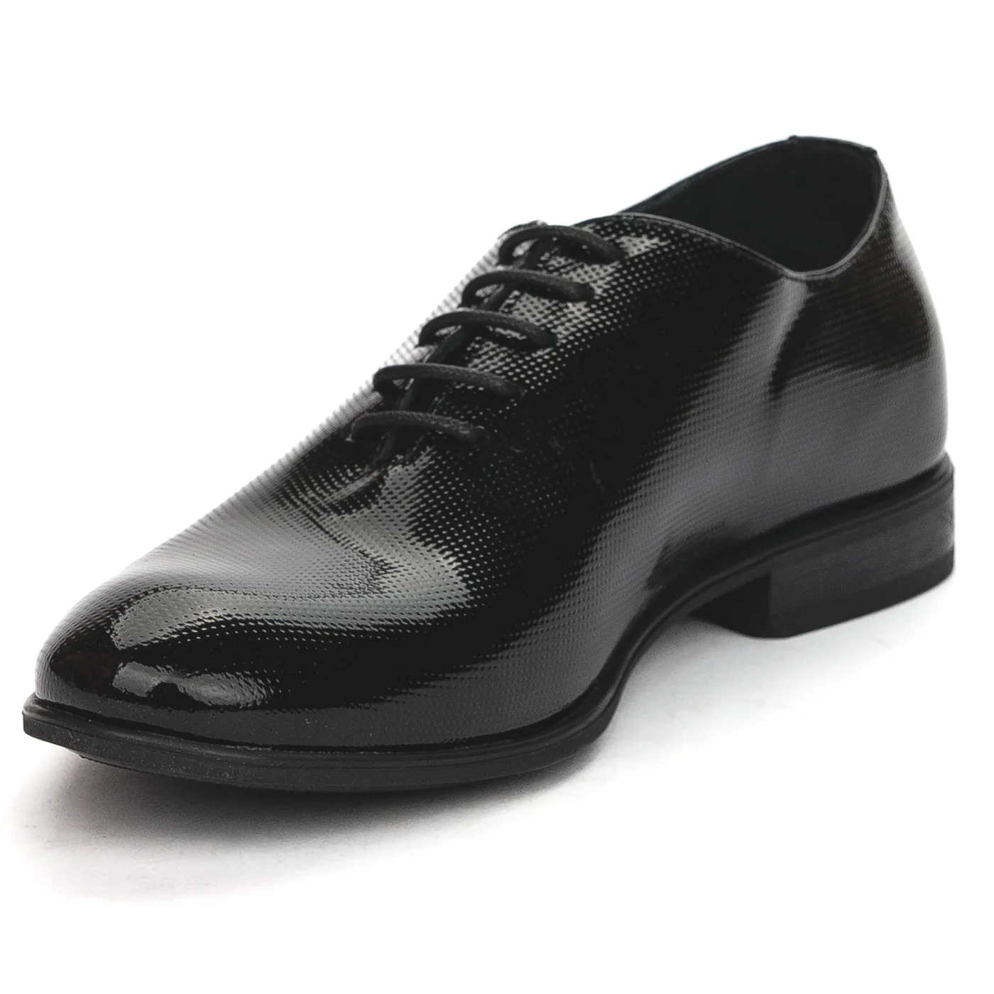 Pantofi barbati din piele naturala neagra 7543 - Image 3