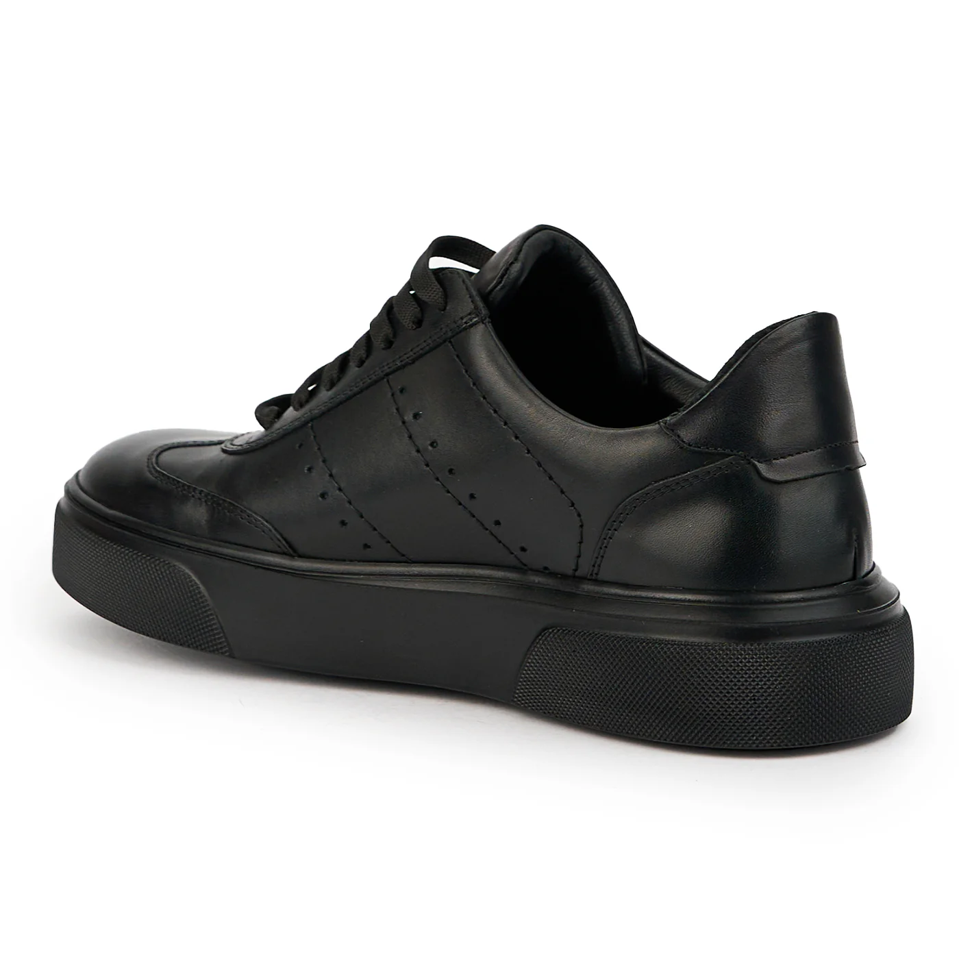 Pantofi barbati din piele naturala neagra 7590 - Image 2