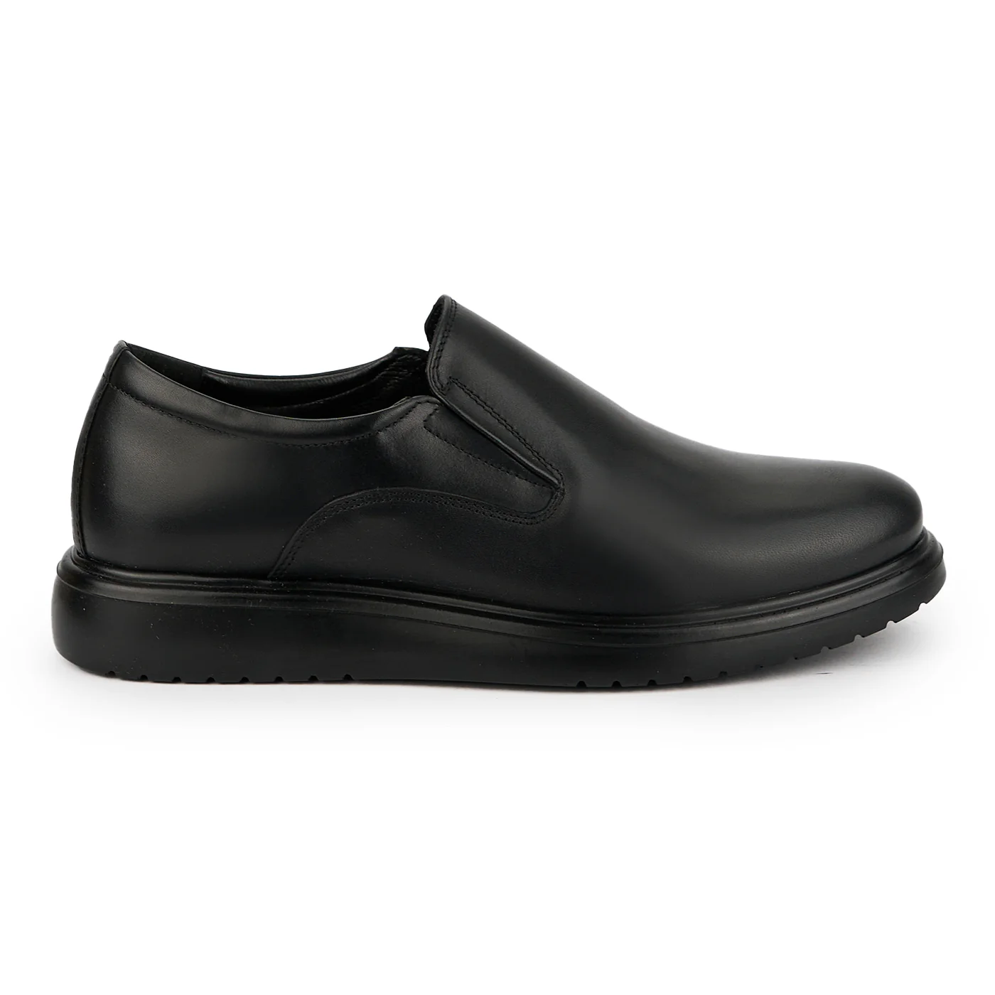 Pantofi barbati din piele naturala neagra 7615