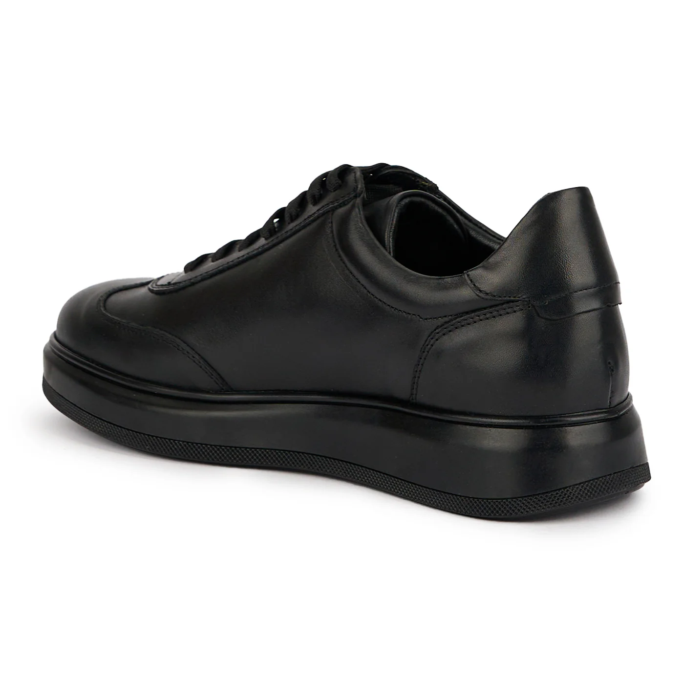 Pantofi barbati din piele naturala neagra 7625 - Image 2