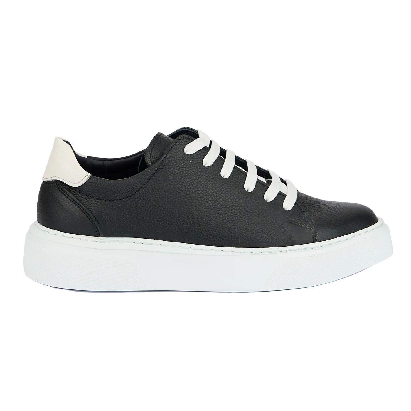 Pantofi barbati din piele naturala neagra 7626