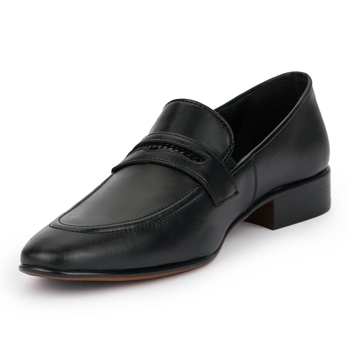 Pantofi barbati din piele naturala neagra 7647 - Image 3