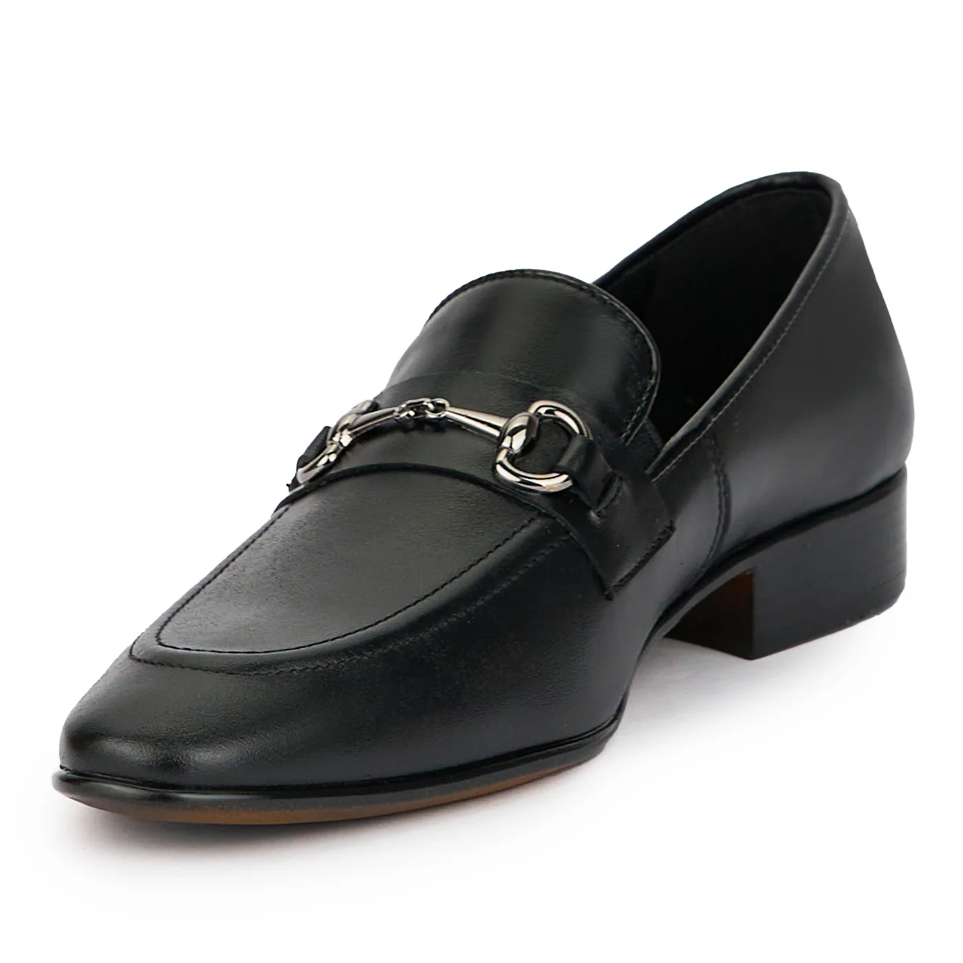Pantofi barbati din piele naturala neagra 7648 - Image 3