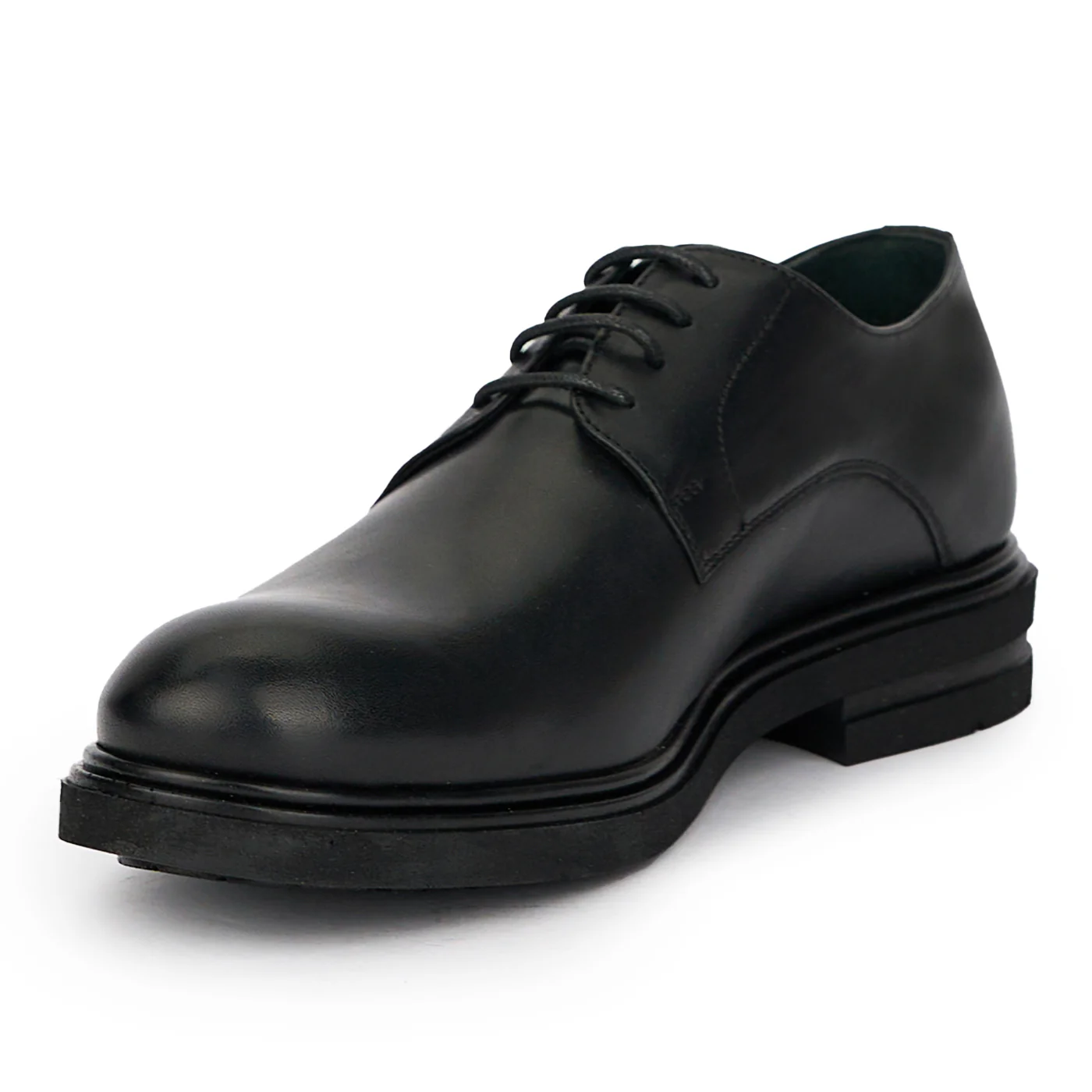Pantofi barbati din piele naturala neagra 7696 - Image 3