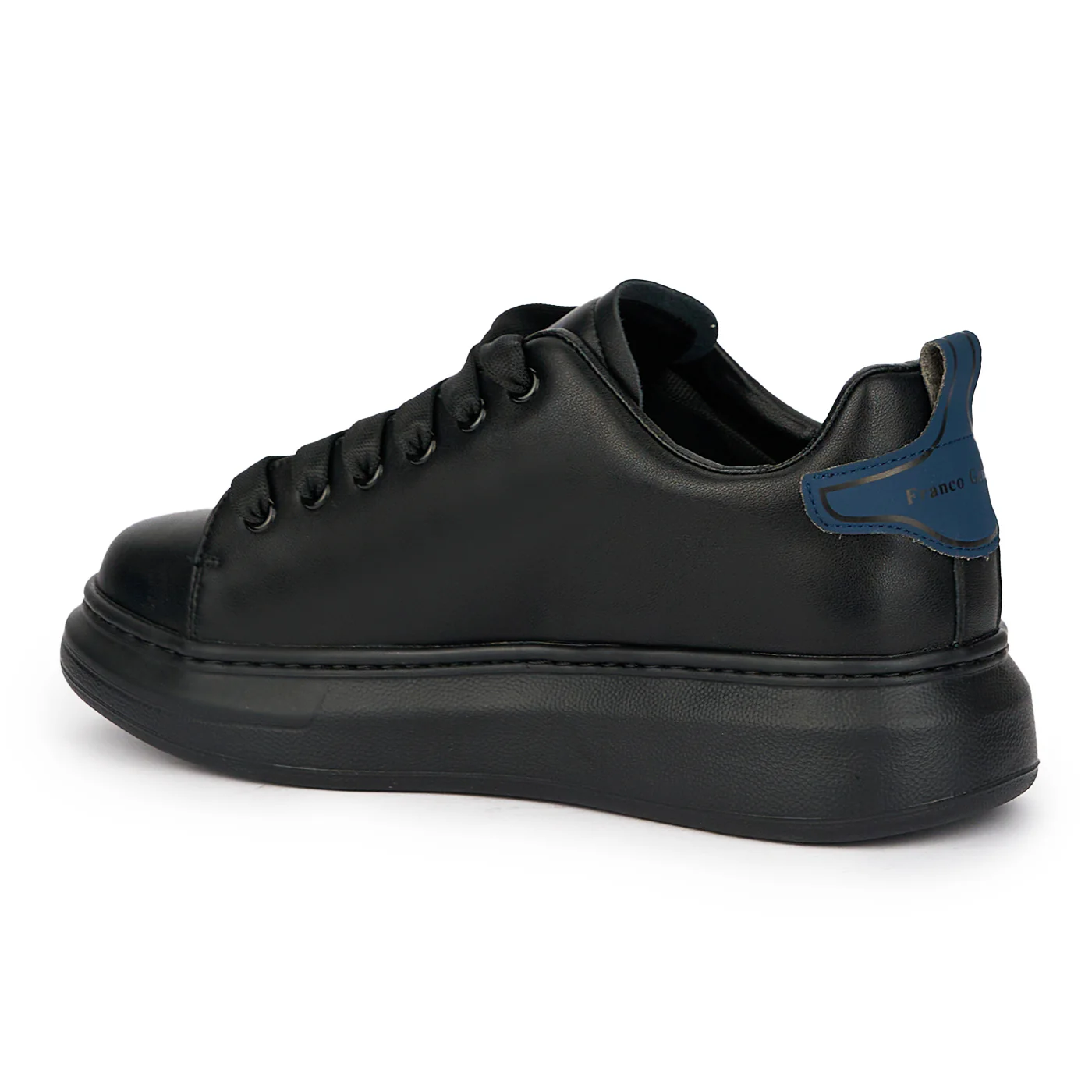 Pantofi barbati din piele naturala neagra 7702 - Image 2