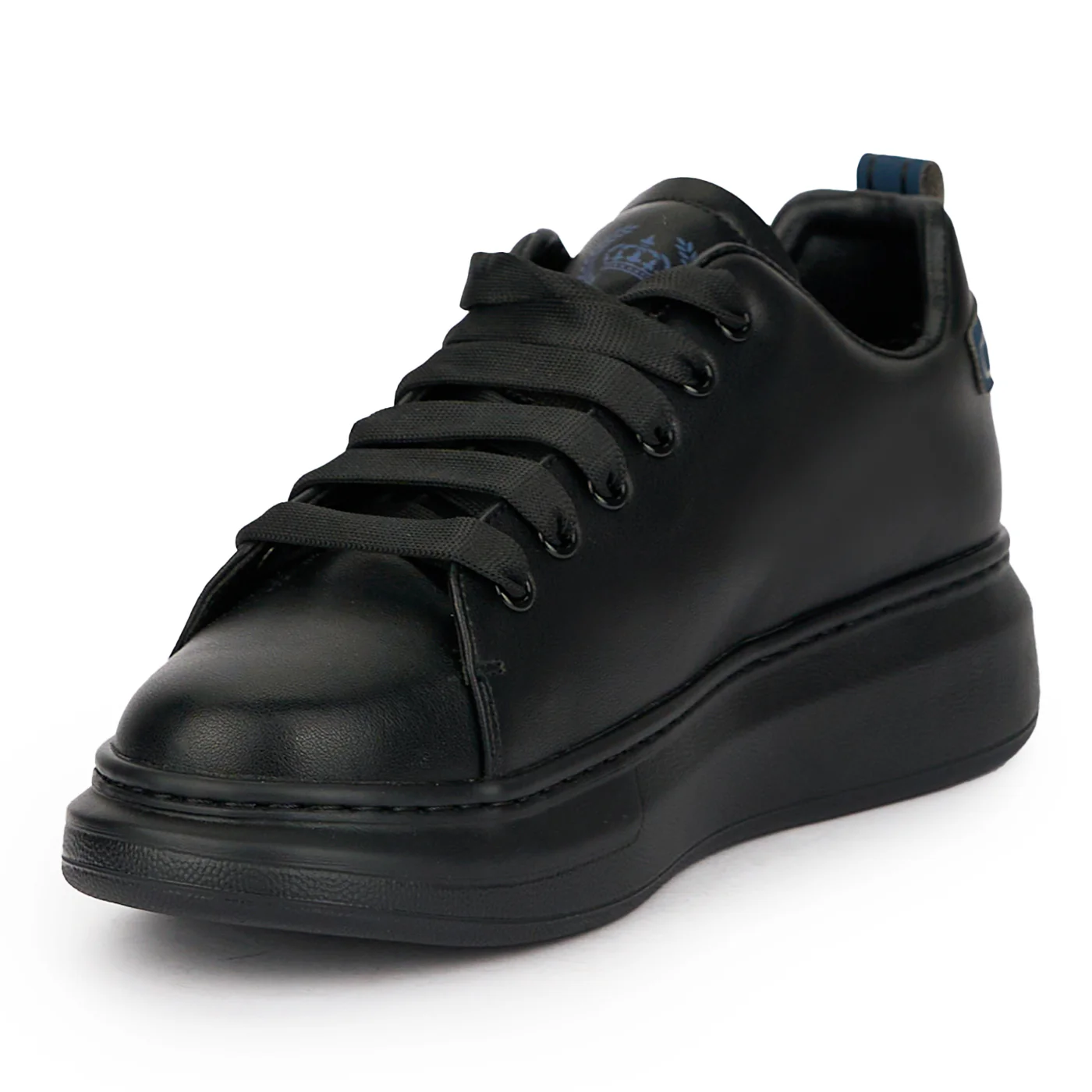 Pantofi barbati din piele naturala neagra 7702 - Image 3