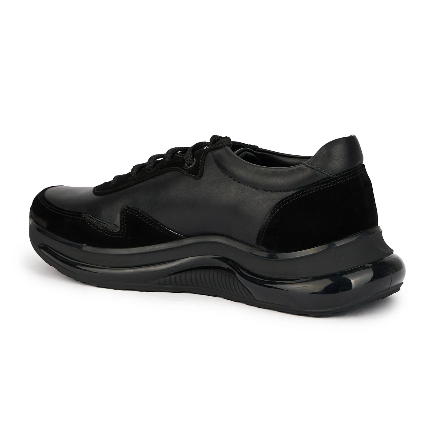 Pantofi barbati din piele naturala neagra 7704 - Image 2