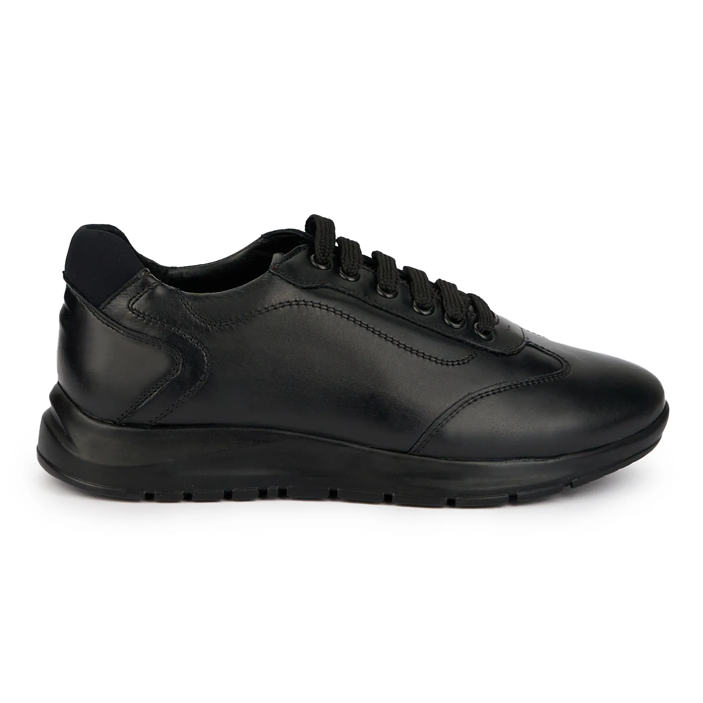 Pantofi barbati din piele naturala neagra 7707