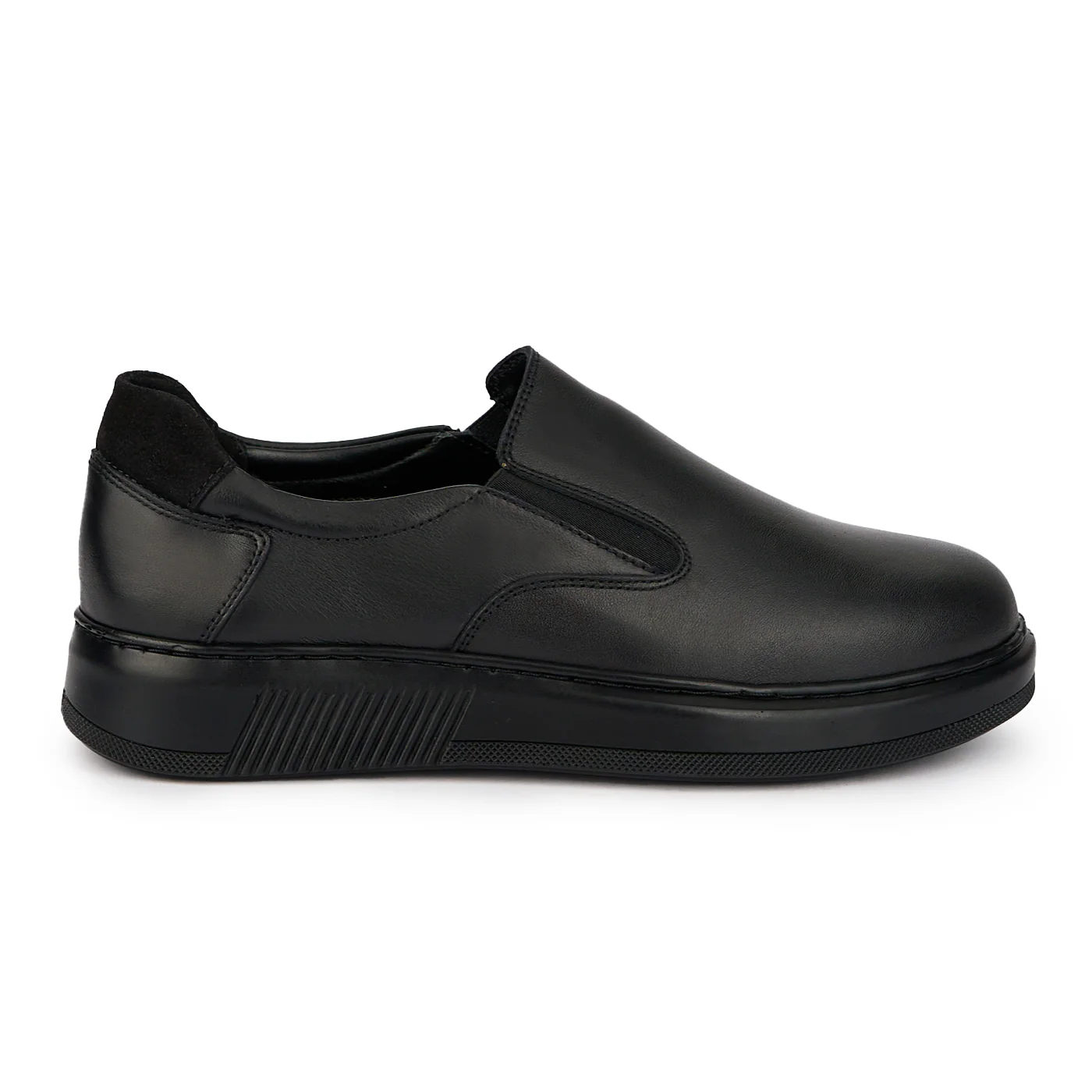 Pantofi barbati din piele naturala neagra 7708