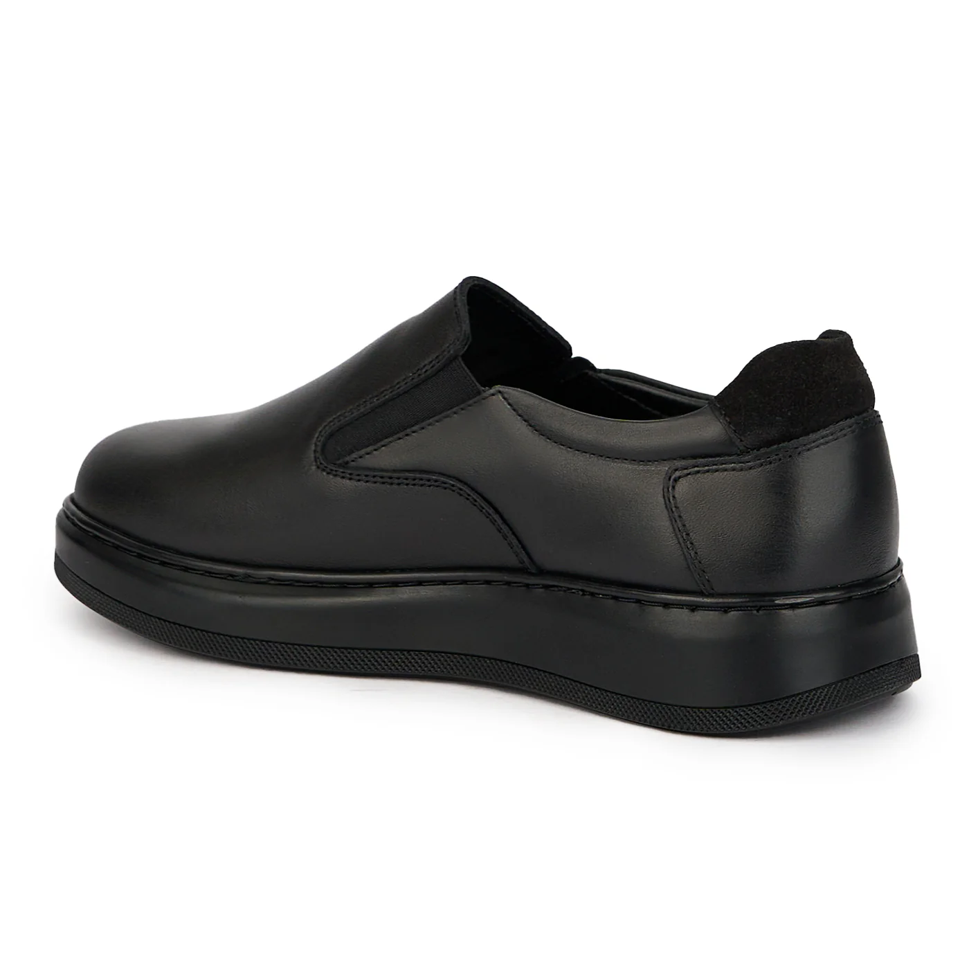 Pantofi barbati din piele naturala neagra 7708 - Image 2