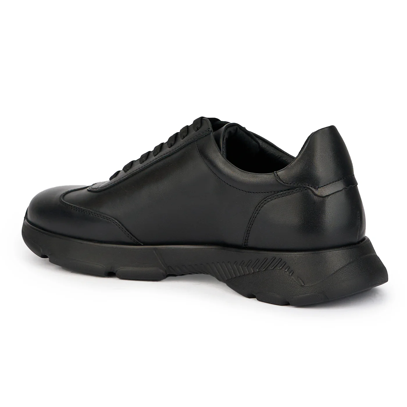 Pantofi barbati din piele naturala neagra 7711 - Image 2
