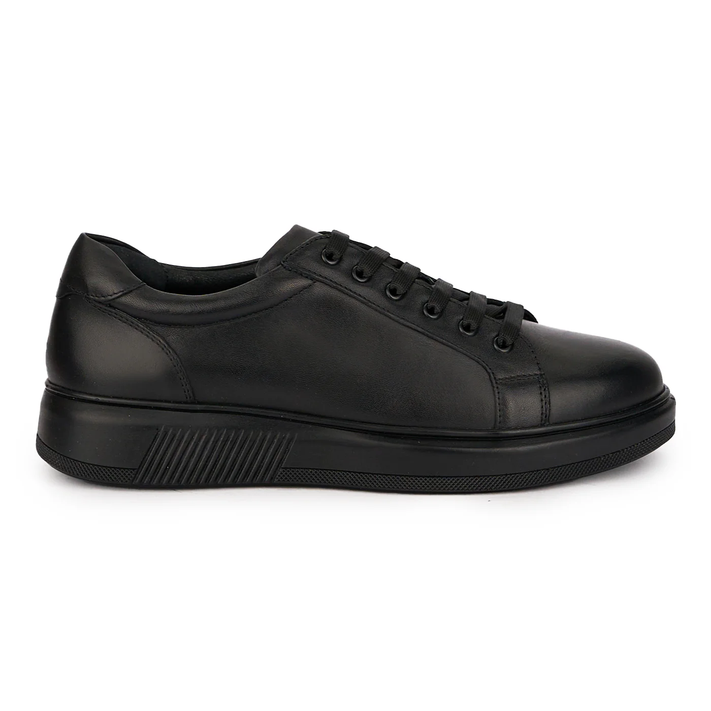 Pantofi barbati din piele naturala neagra 7729